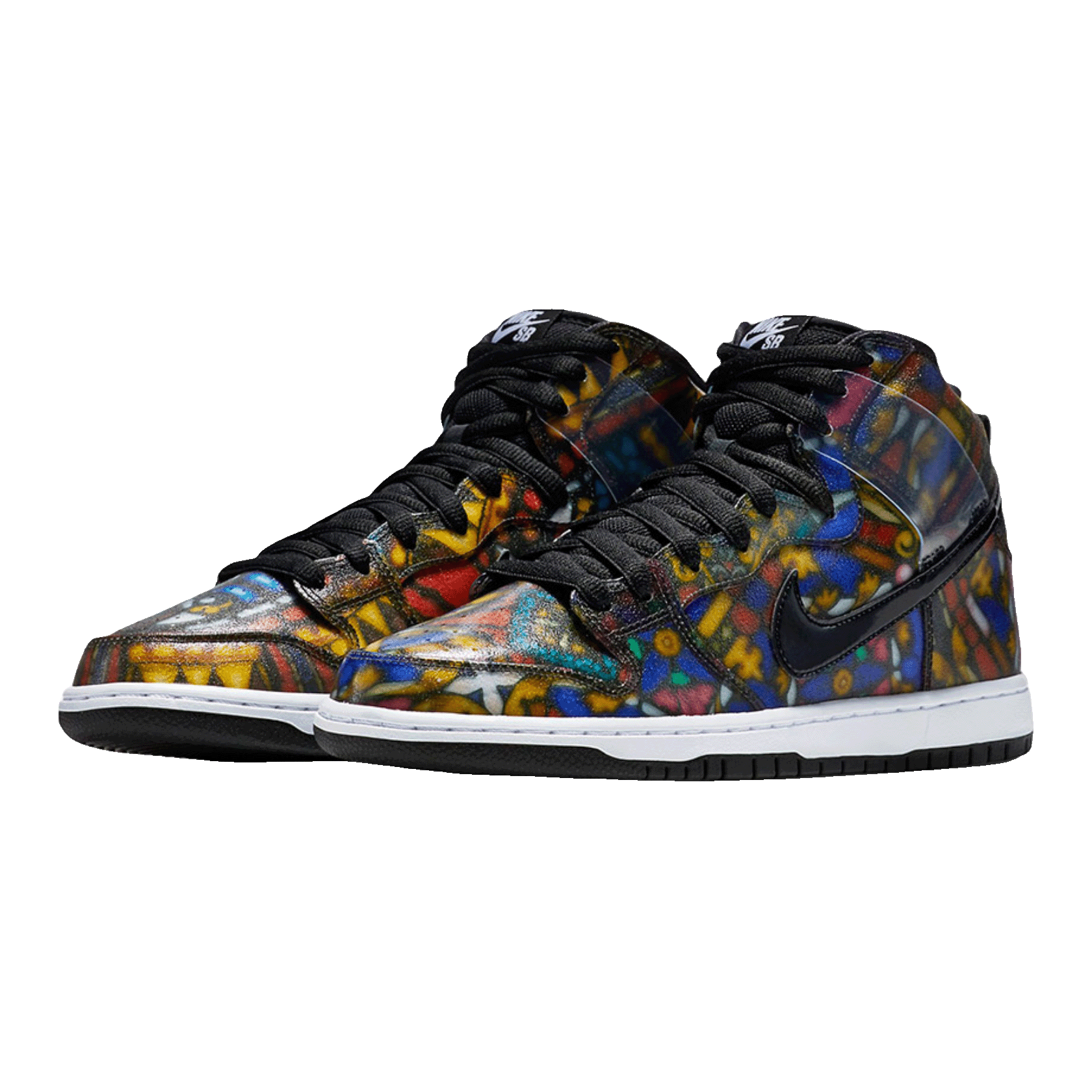 Nike SB Dunk High Concepts Stained Glass Side