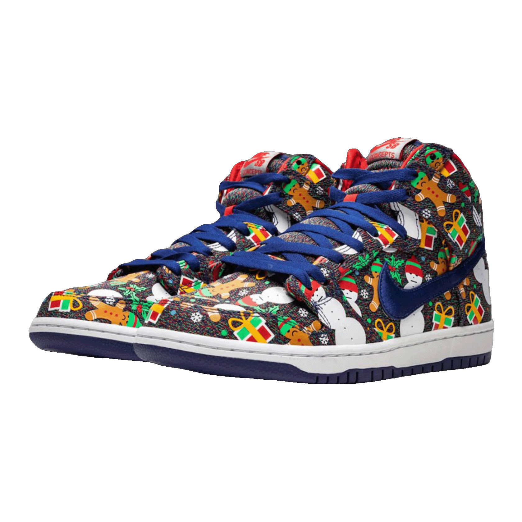 Nike SB Dunk High Concepts Ugly Christmas Sweater (2017) Side
