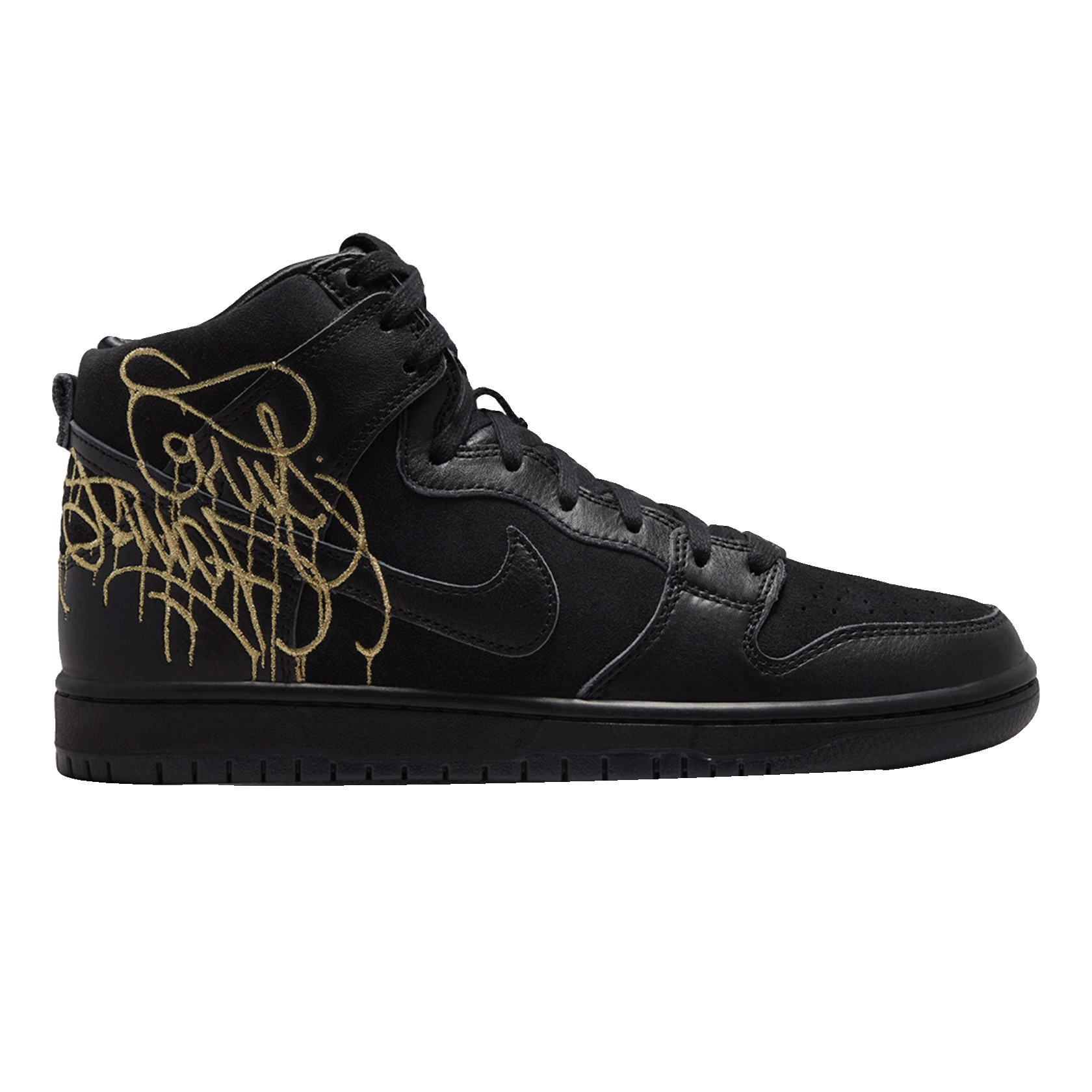 Nike SB Dunk High FAUST Black Gold