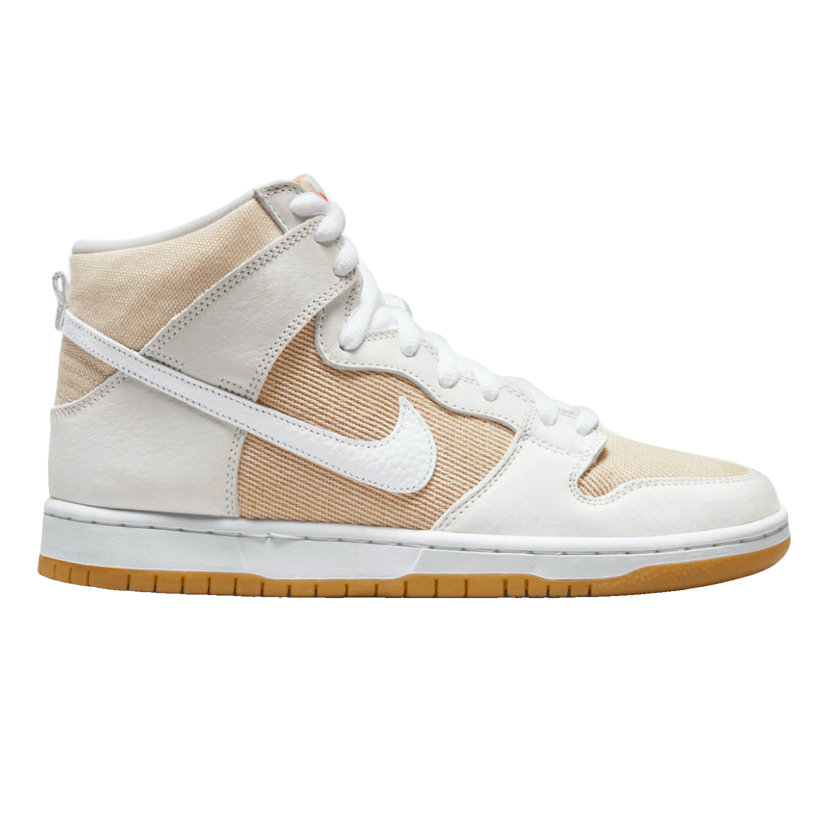 Nike SB Dunk High Pro ISO Orange Label Unbleached Natural