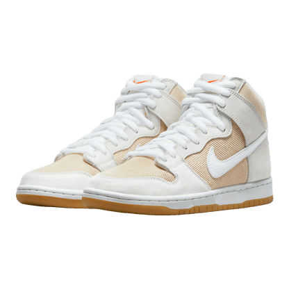 Nike SB Dunk High Pro ISO Orange Label Unbleached Natural Side