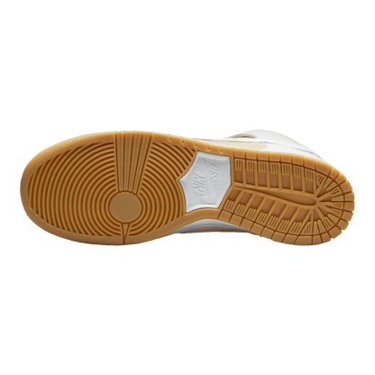 Nike SB Dunk High Pro ISO Orange Label Unbleached Natural Sohle