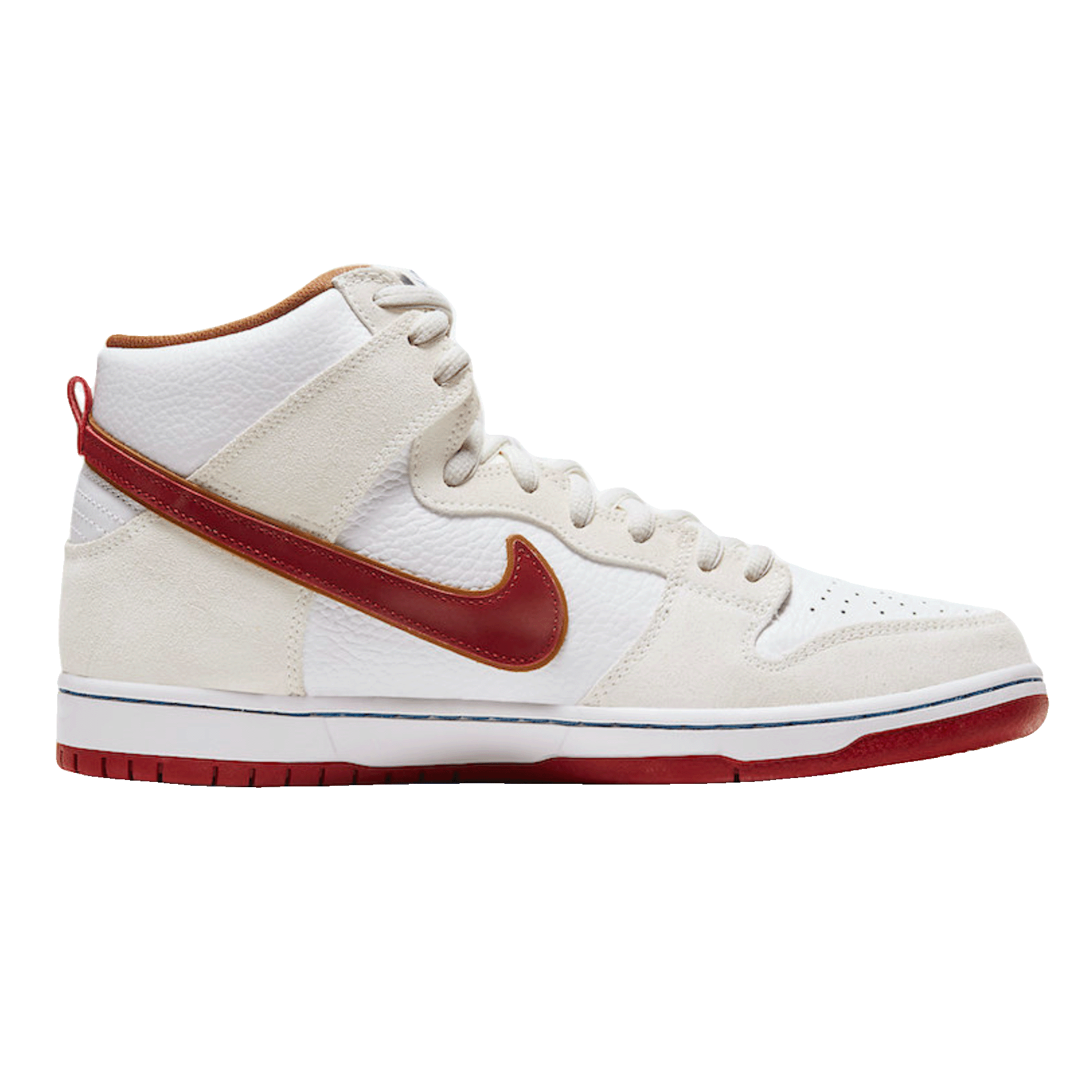 Nike SB Dunk High Sail Bright Crimson