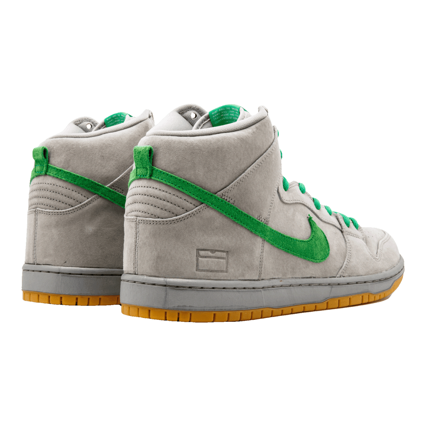 Nike SB Dunk High Silver Box Back