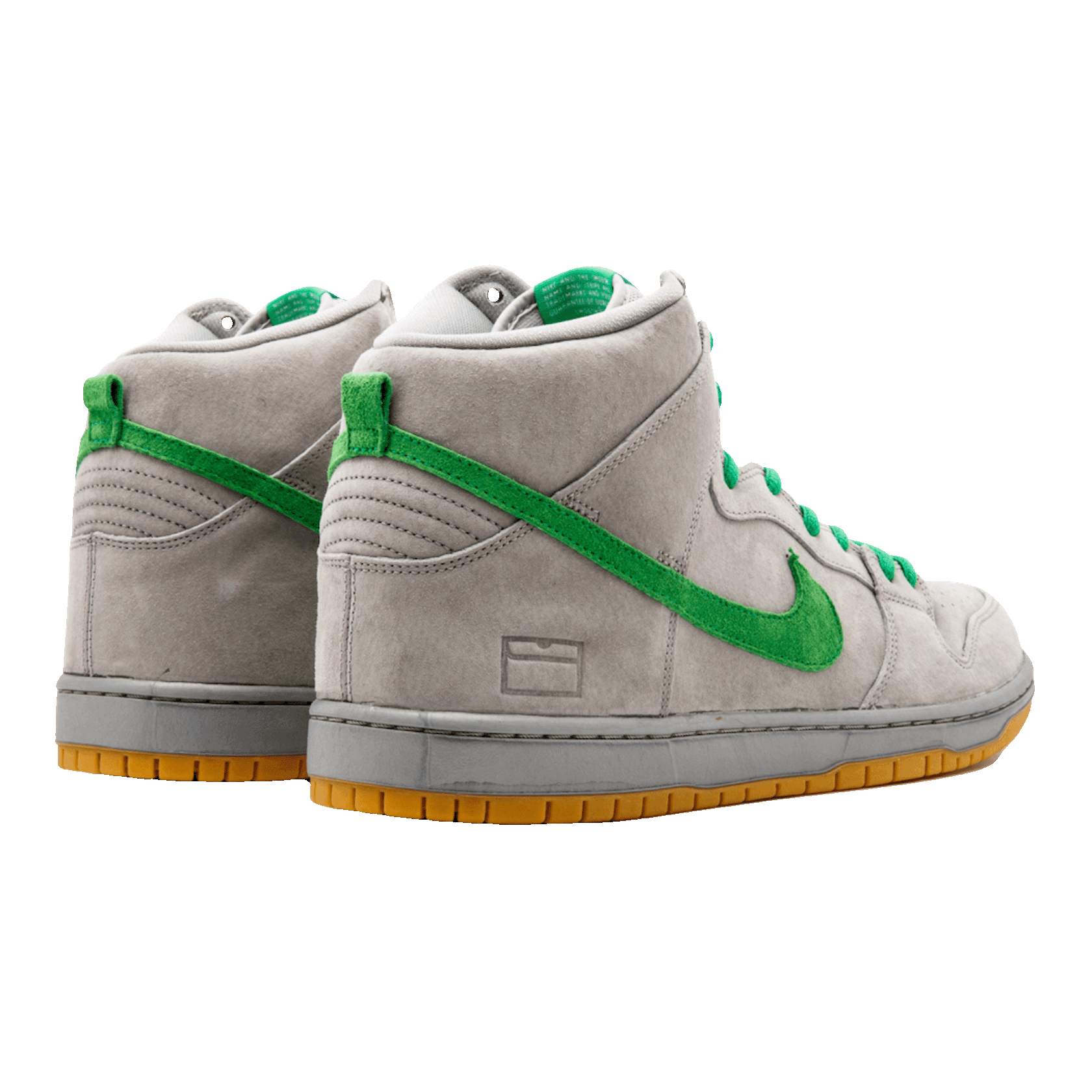 Nike SB Dunk High Silver Box Back