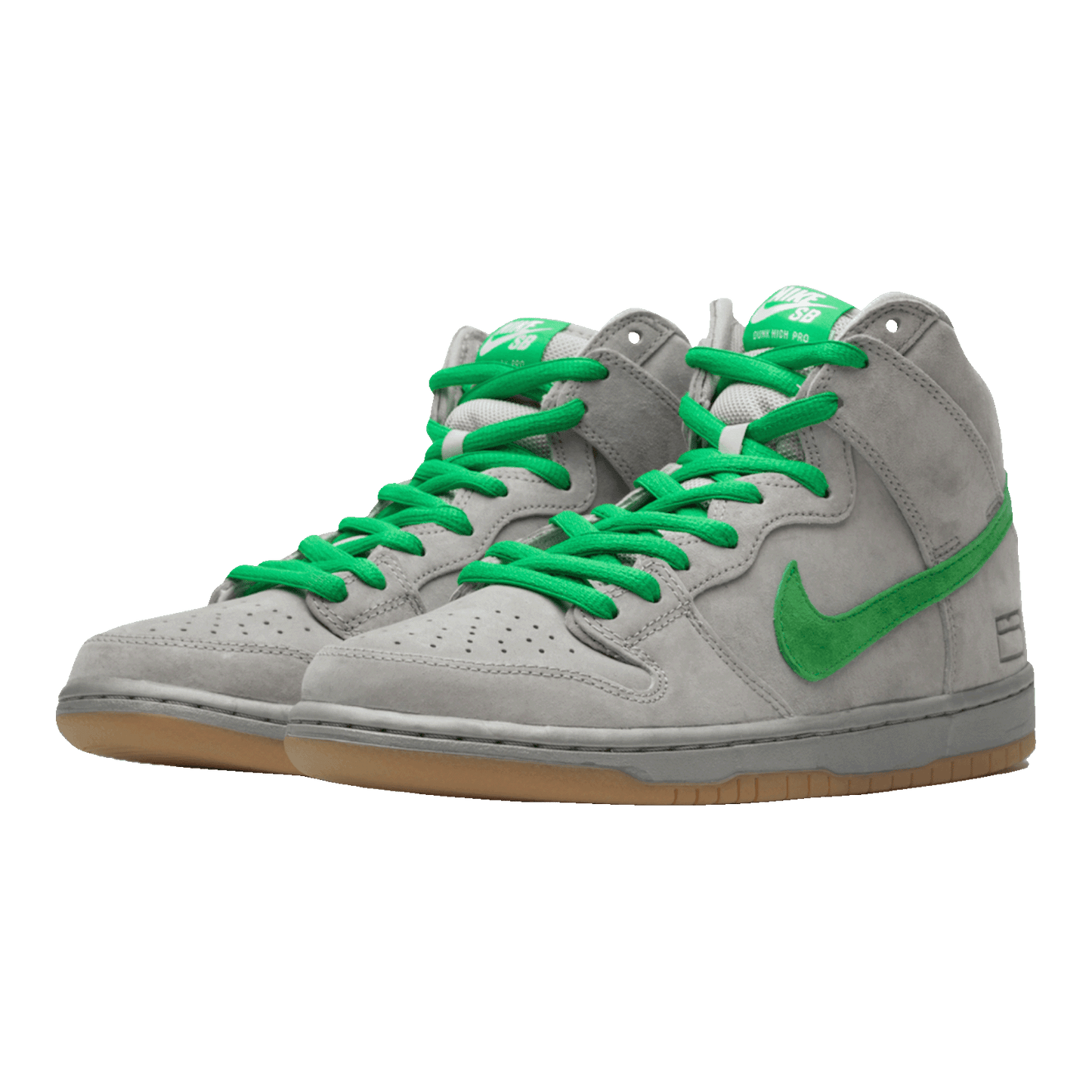 Nike SB Dunk High Silver Box Side