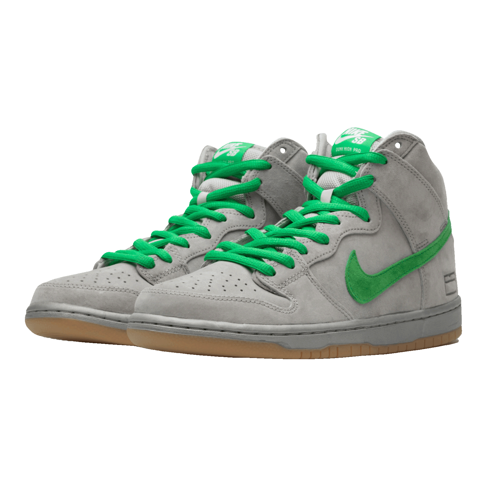 Nike SB Dunk High Silver Box Side