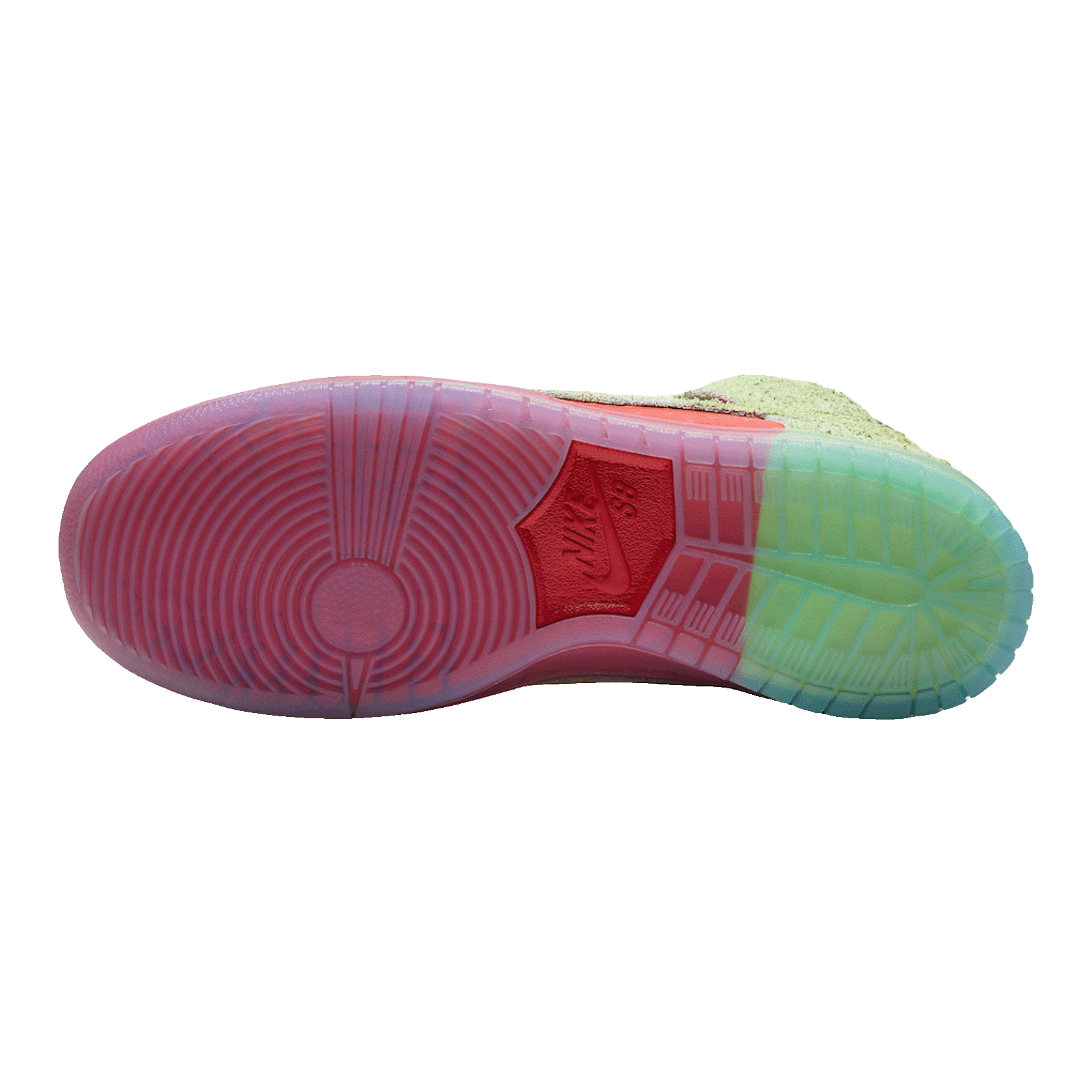 Nike SB Dunk High Strawberry Cough Sohle