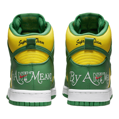 Nike SB Dunk High Supreme By Any Means Brazil Back