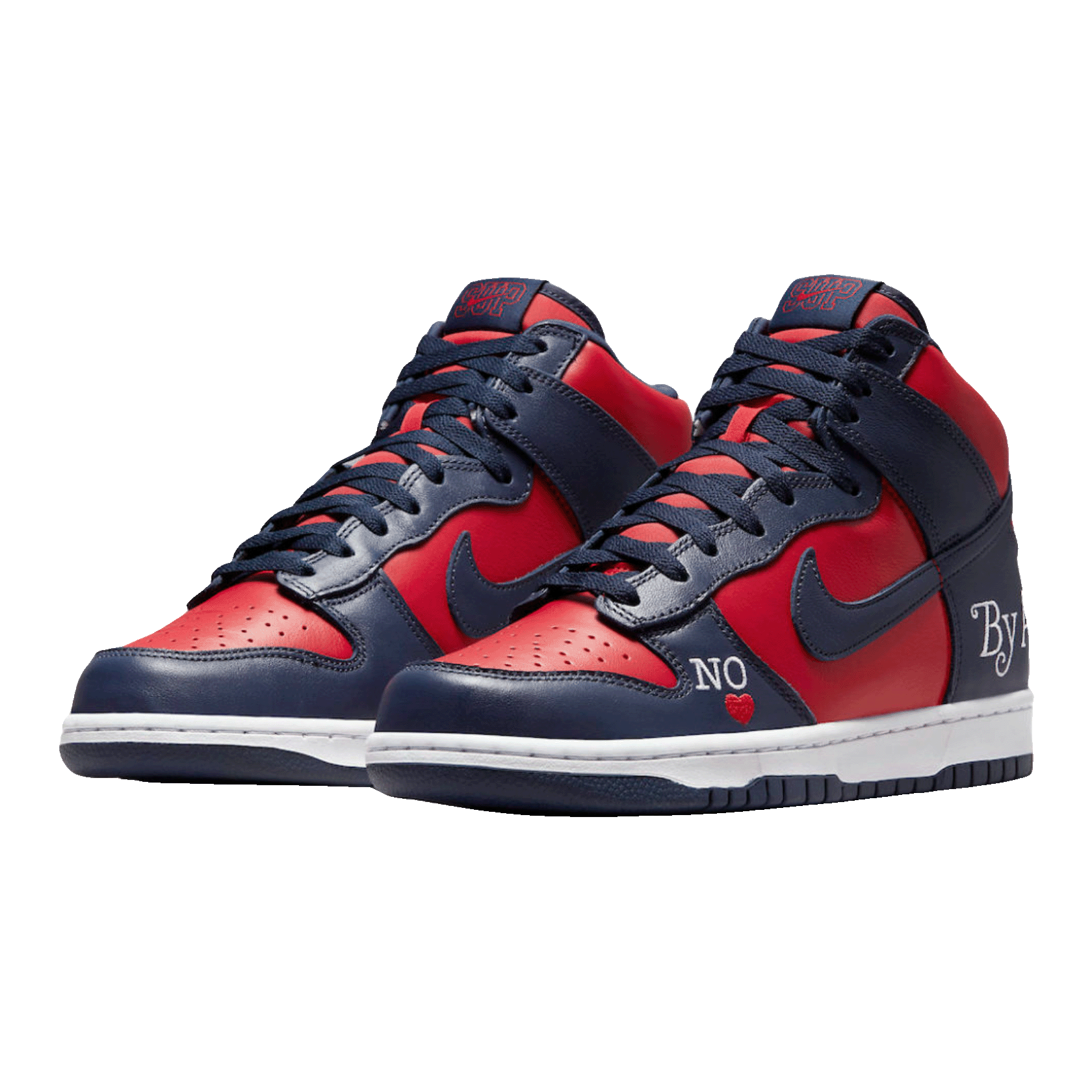Nike SB Dunk High Supreme By Any Means Navy Side