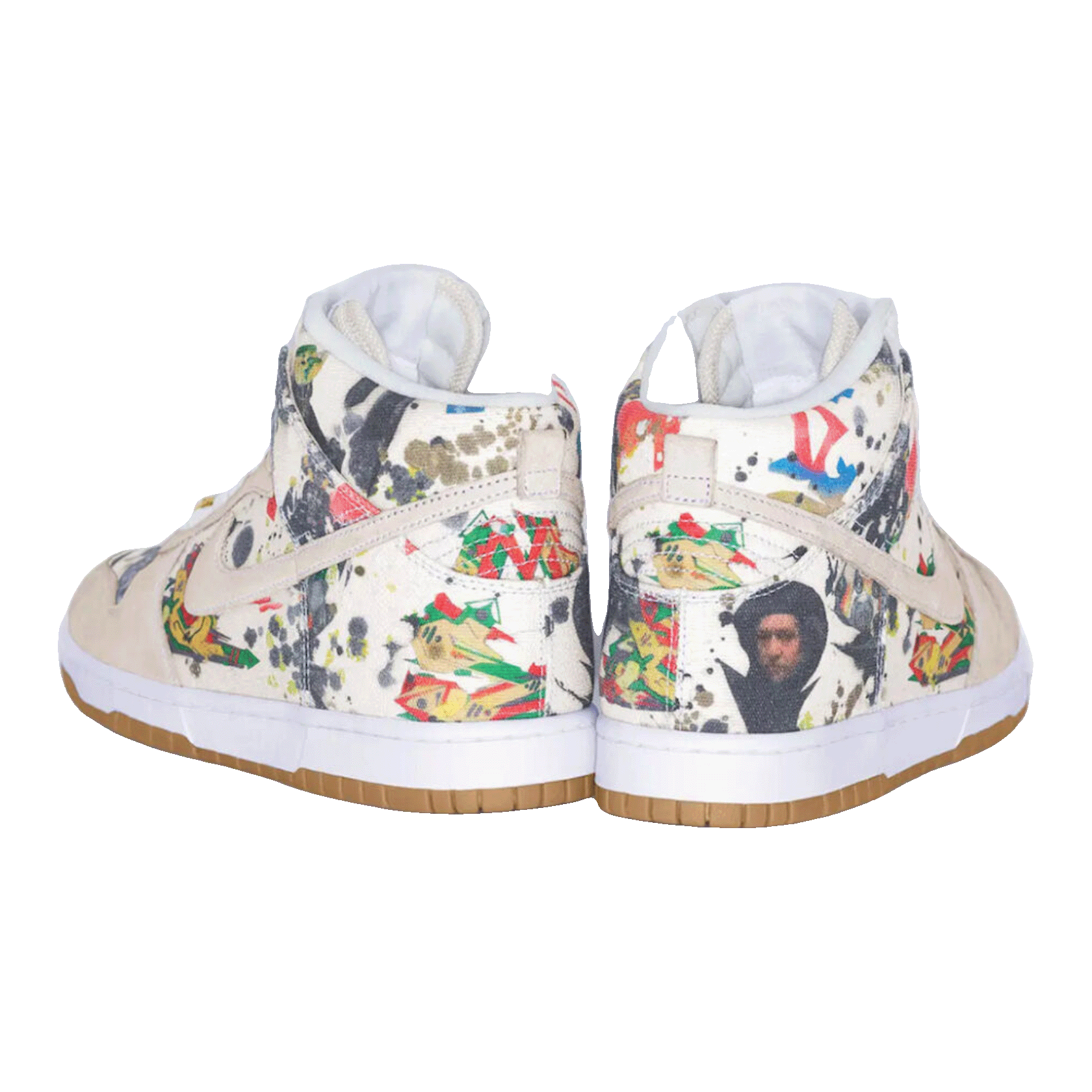 Nike SB Dunk High Supreme Rammellzee Back