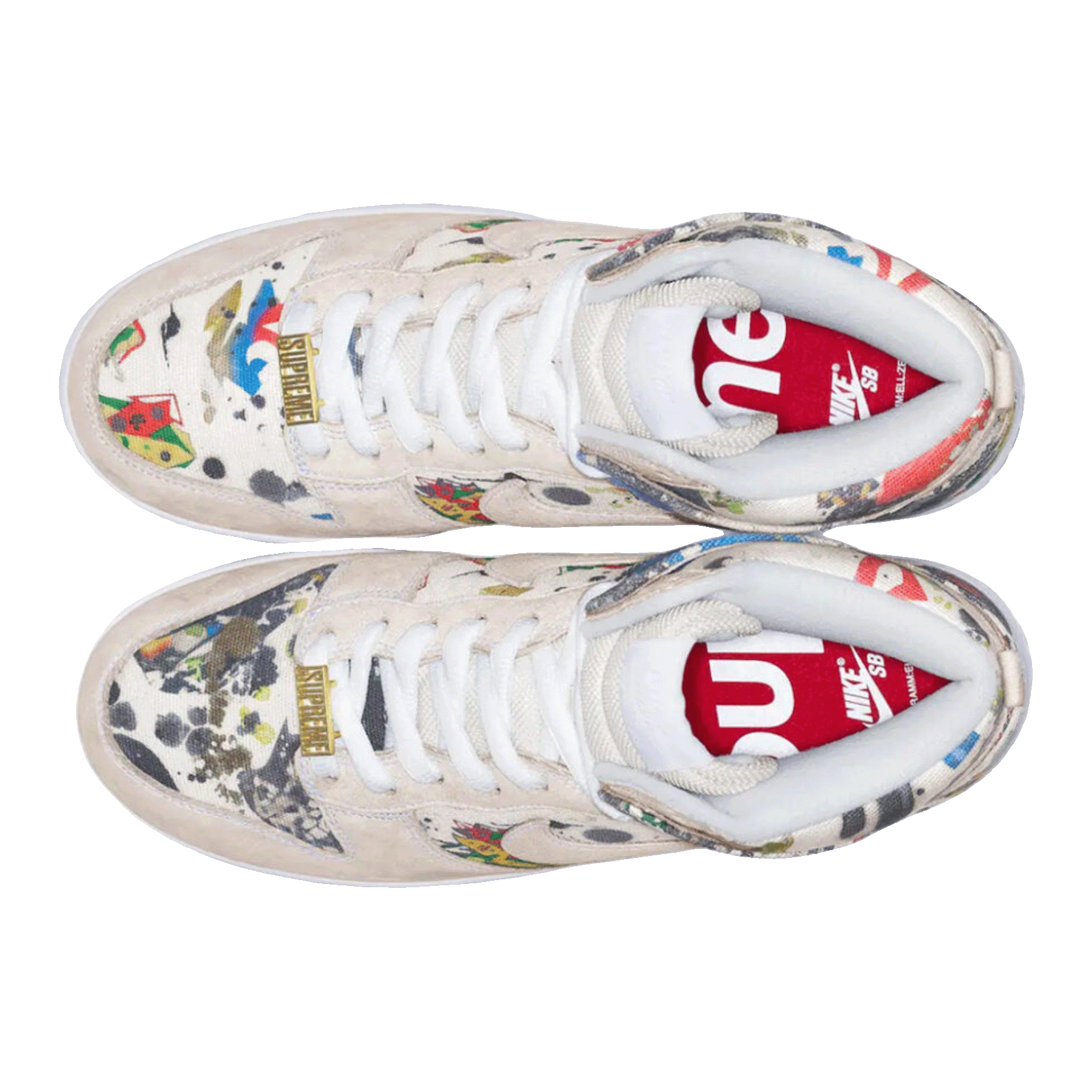 Nike SB Dunk High Supreme Rammellzee Oben