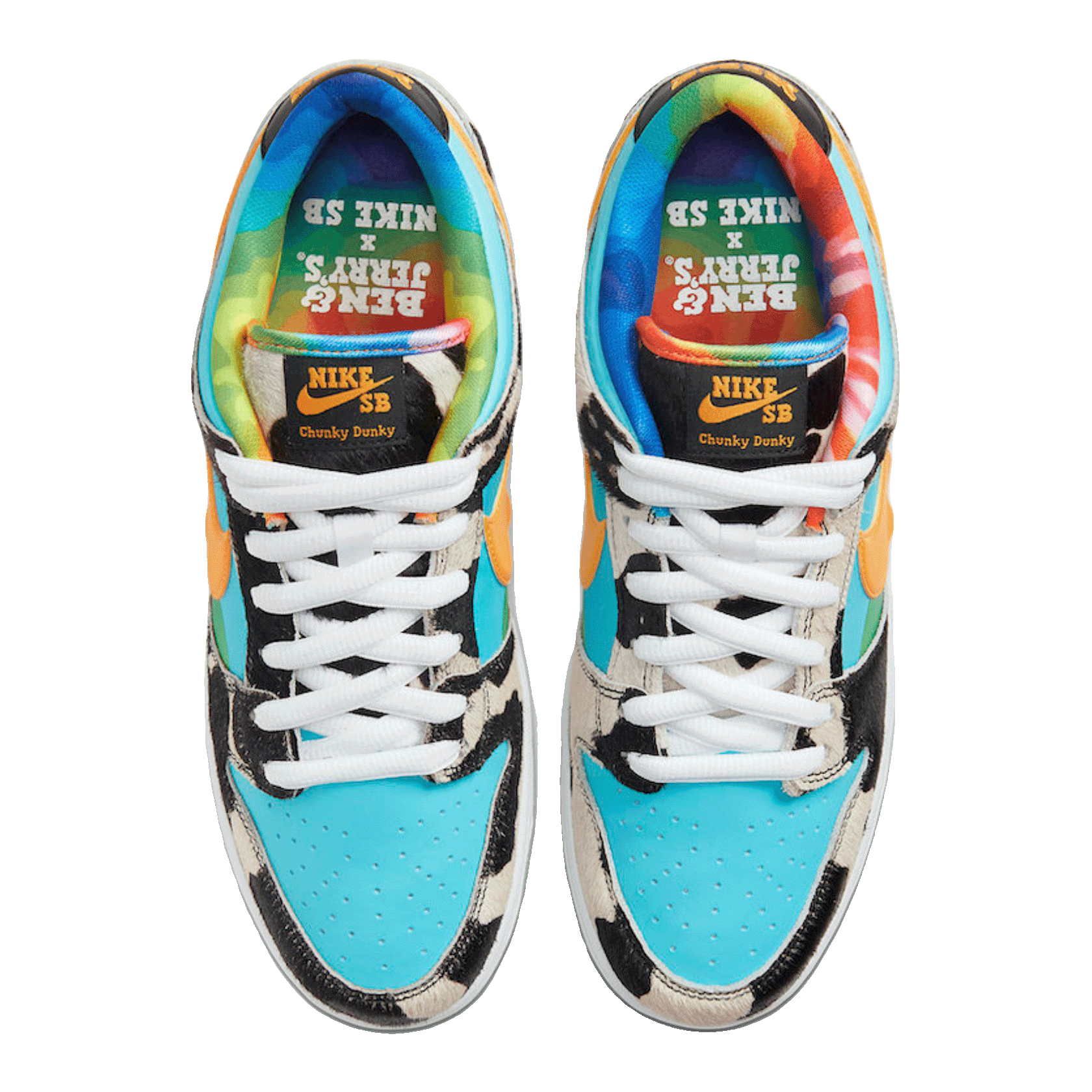 Ben Jerry Dunks Cow Print Ben Jerry's X Dunk Low SB 'Chunky Dunky