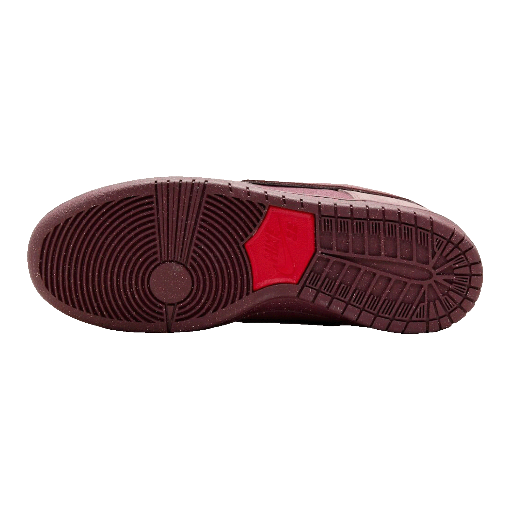 Nike SB Dunk Low City of Love Burgundy Crush Sohle