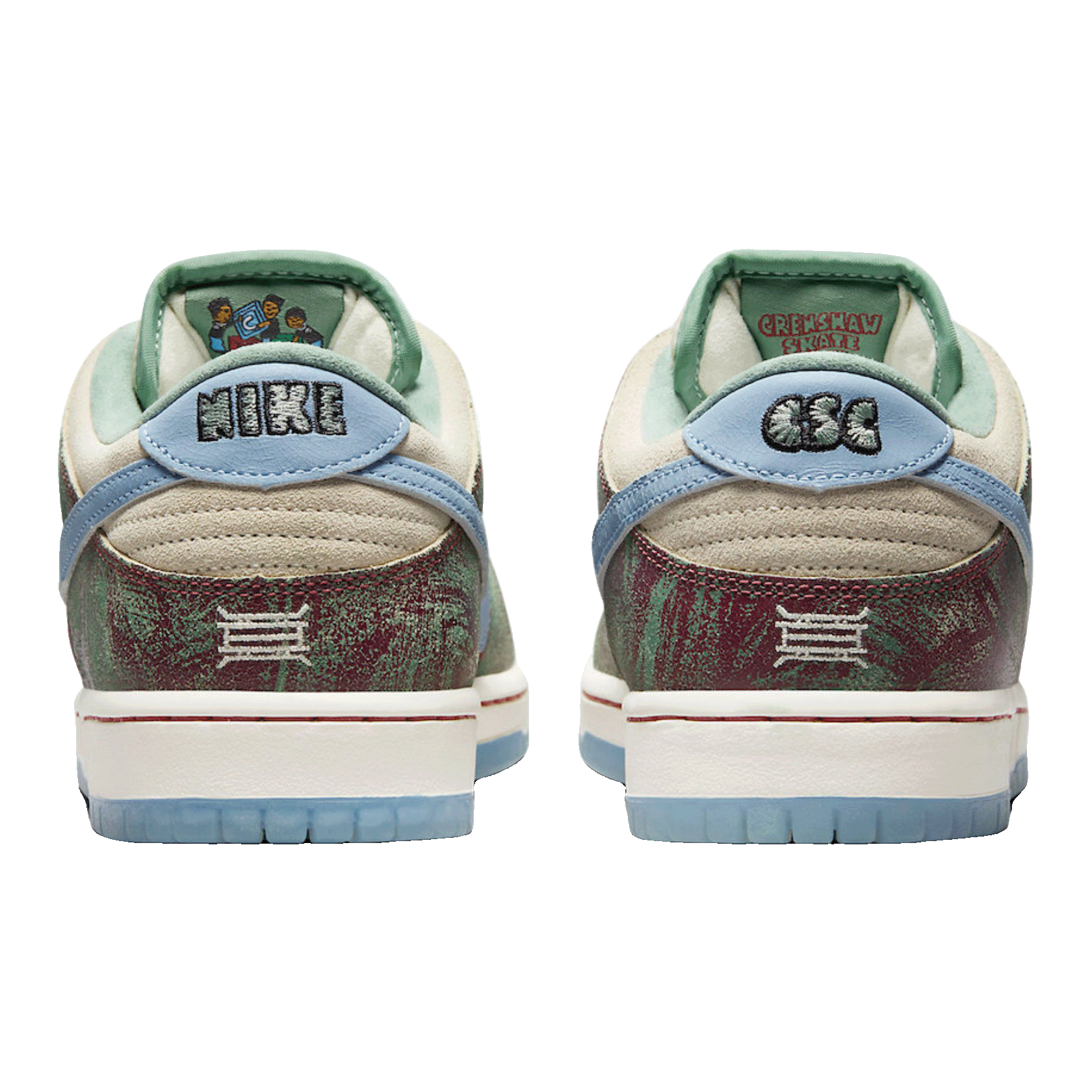 Nike SB Dunk Low Crenshaw Skate Club Back