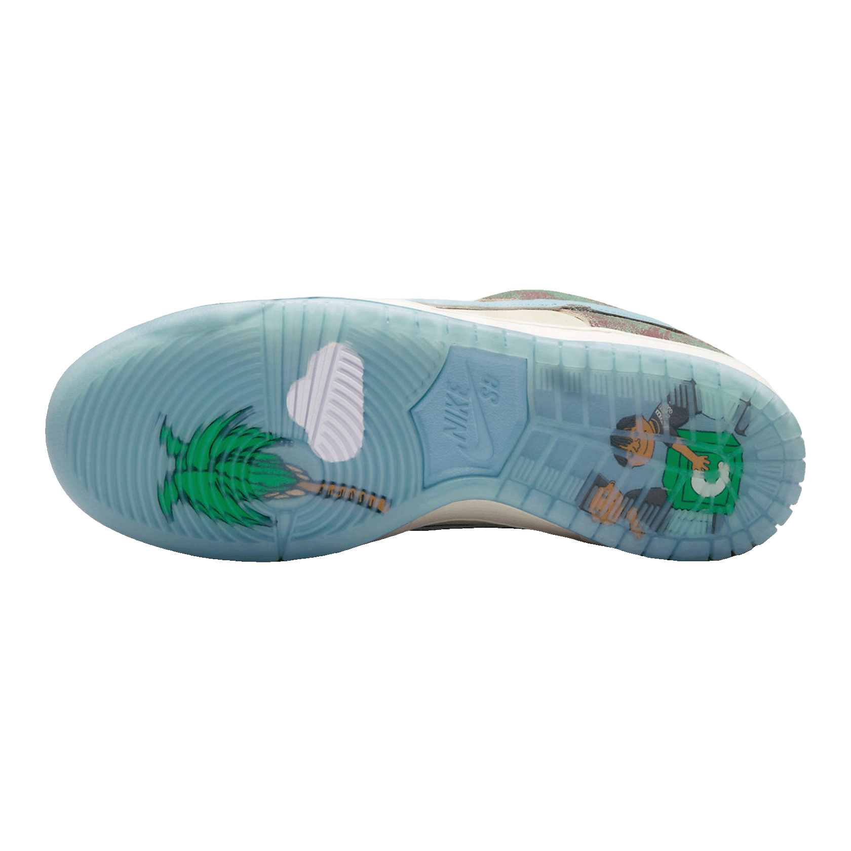 Nike SB Dunk Low Crenshaw Skate Club Sohle