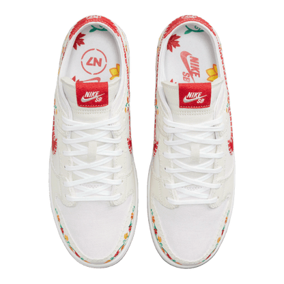 Nike SB Dunk Low Decon N7 Opti Yellow University Red Oben