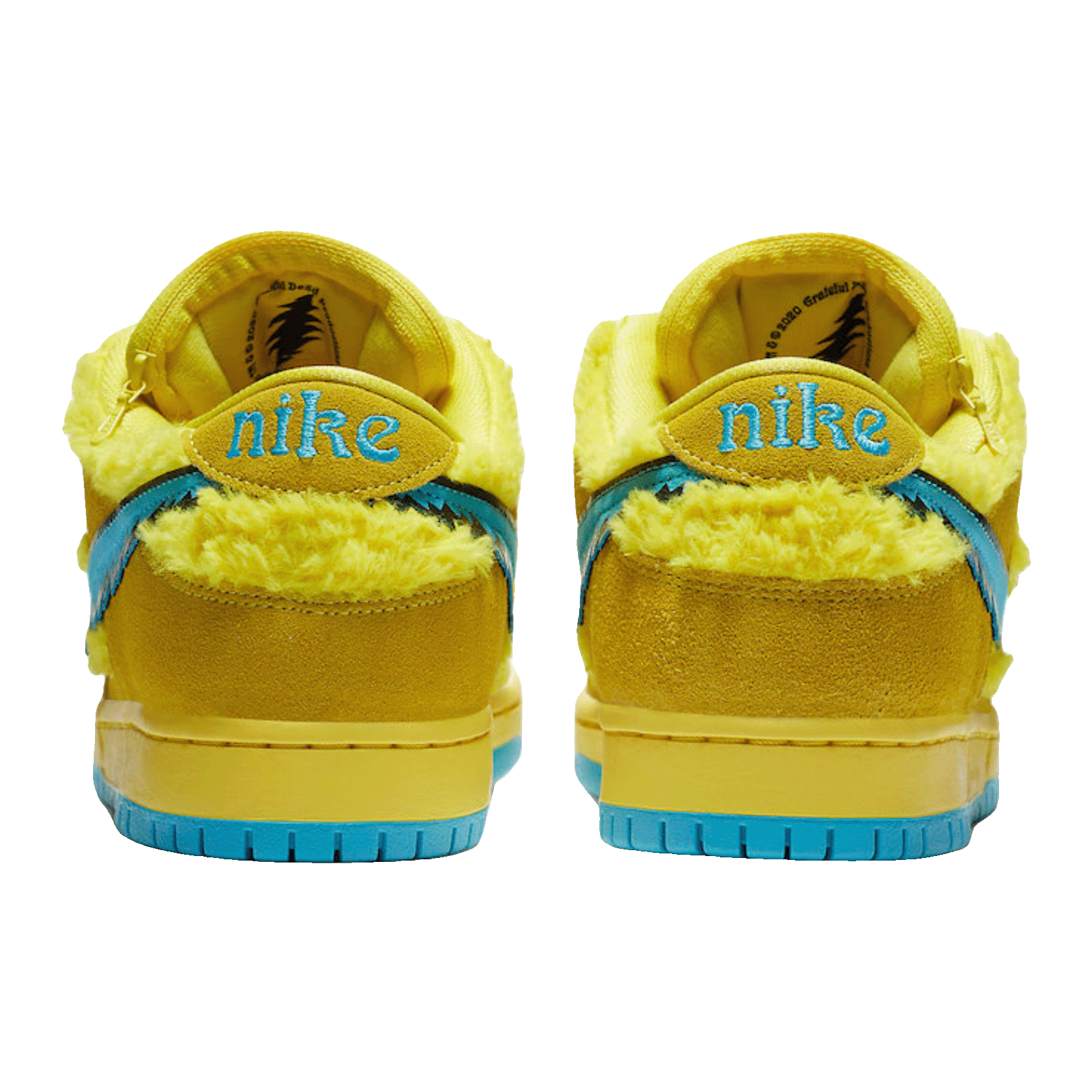 Nike SB Dunk Low Grateful Dead Bears Opti Yellow Back