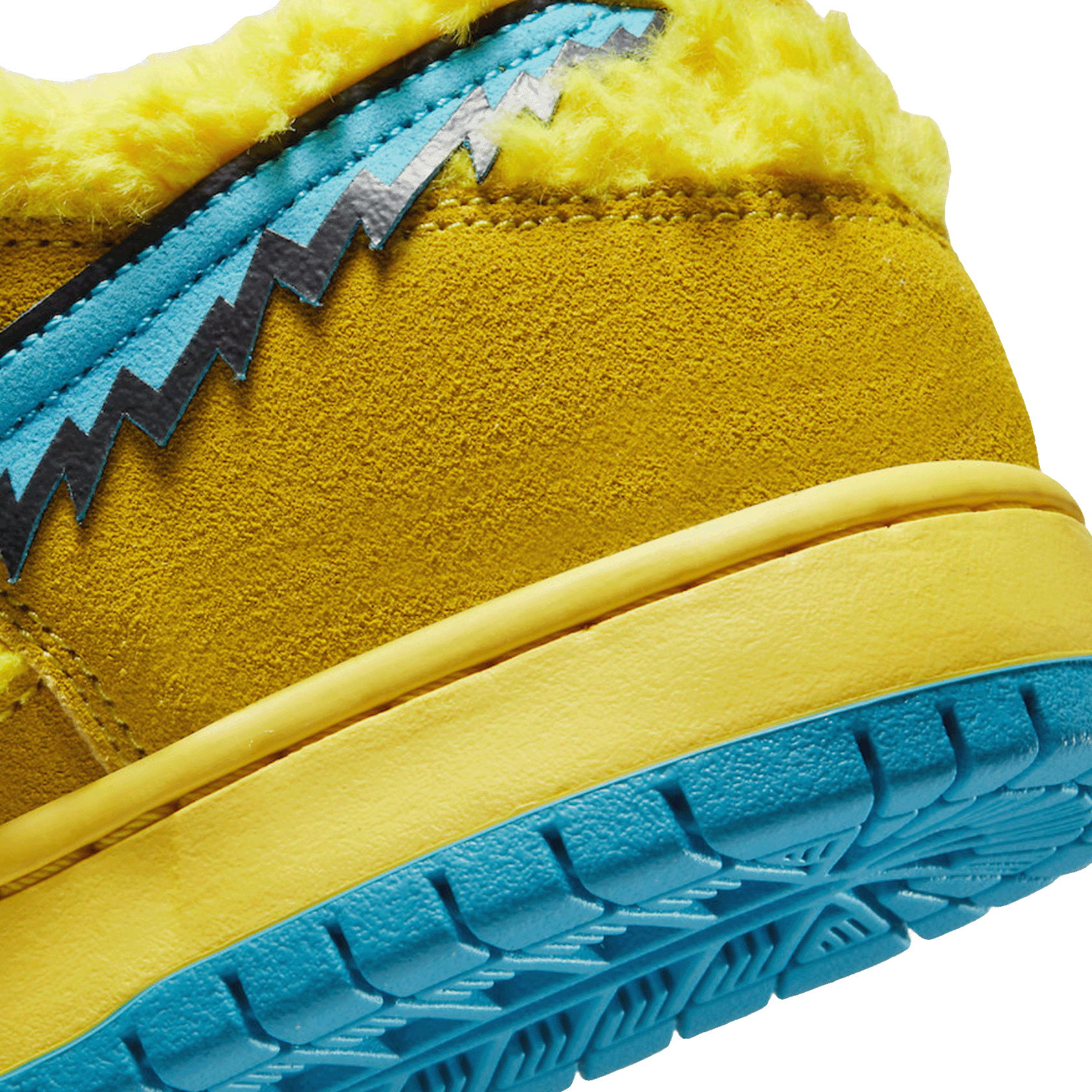 Nike SB Dunk Low Grateful Dead Bears Opti Yellow Detail