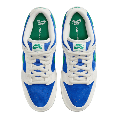 Nike SB Dunk Low Hyper Royal Malachite Oben