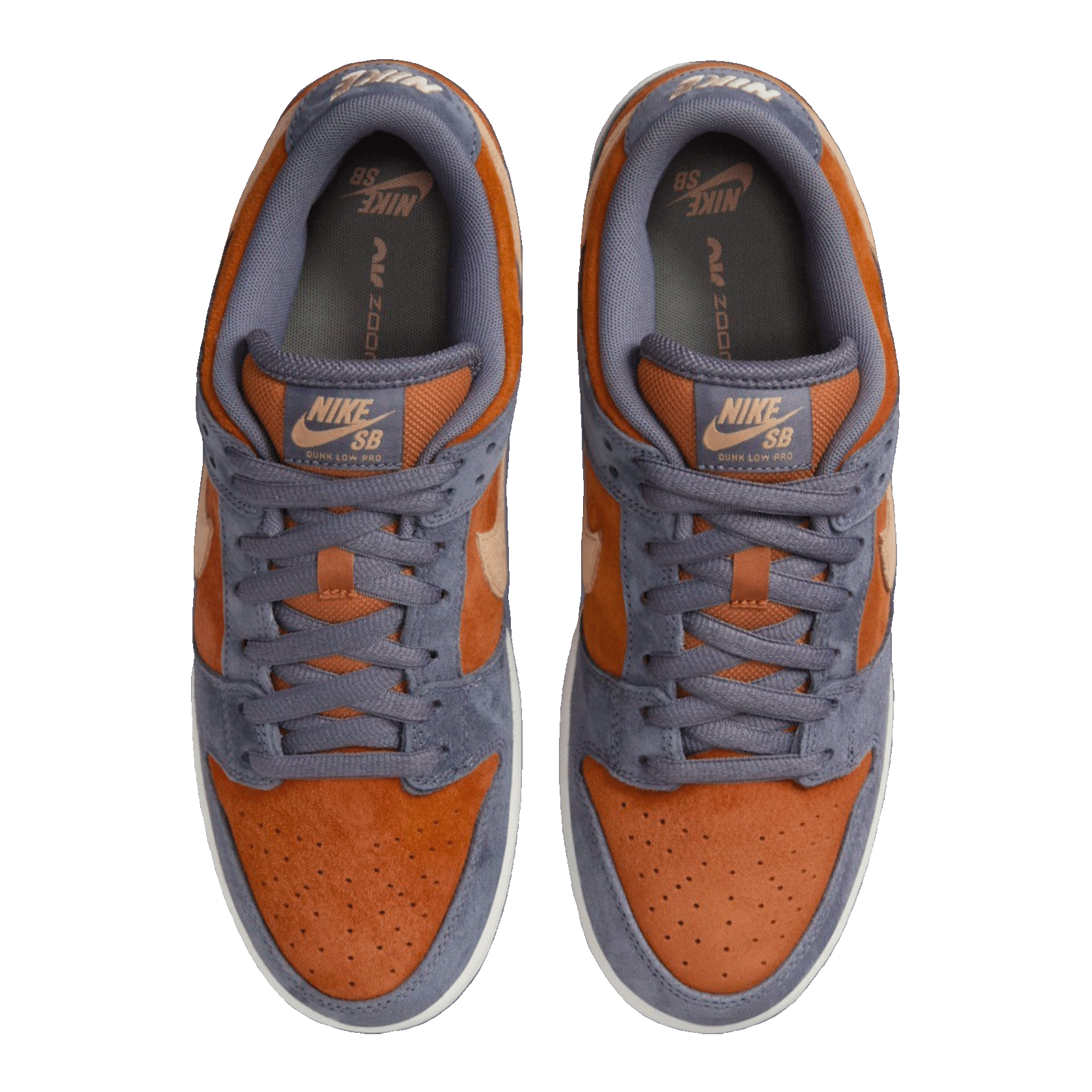 Nike SB Dunk Low Light Carbon Monarch Oben