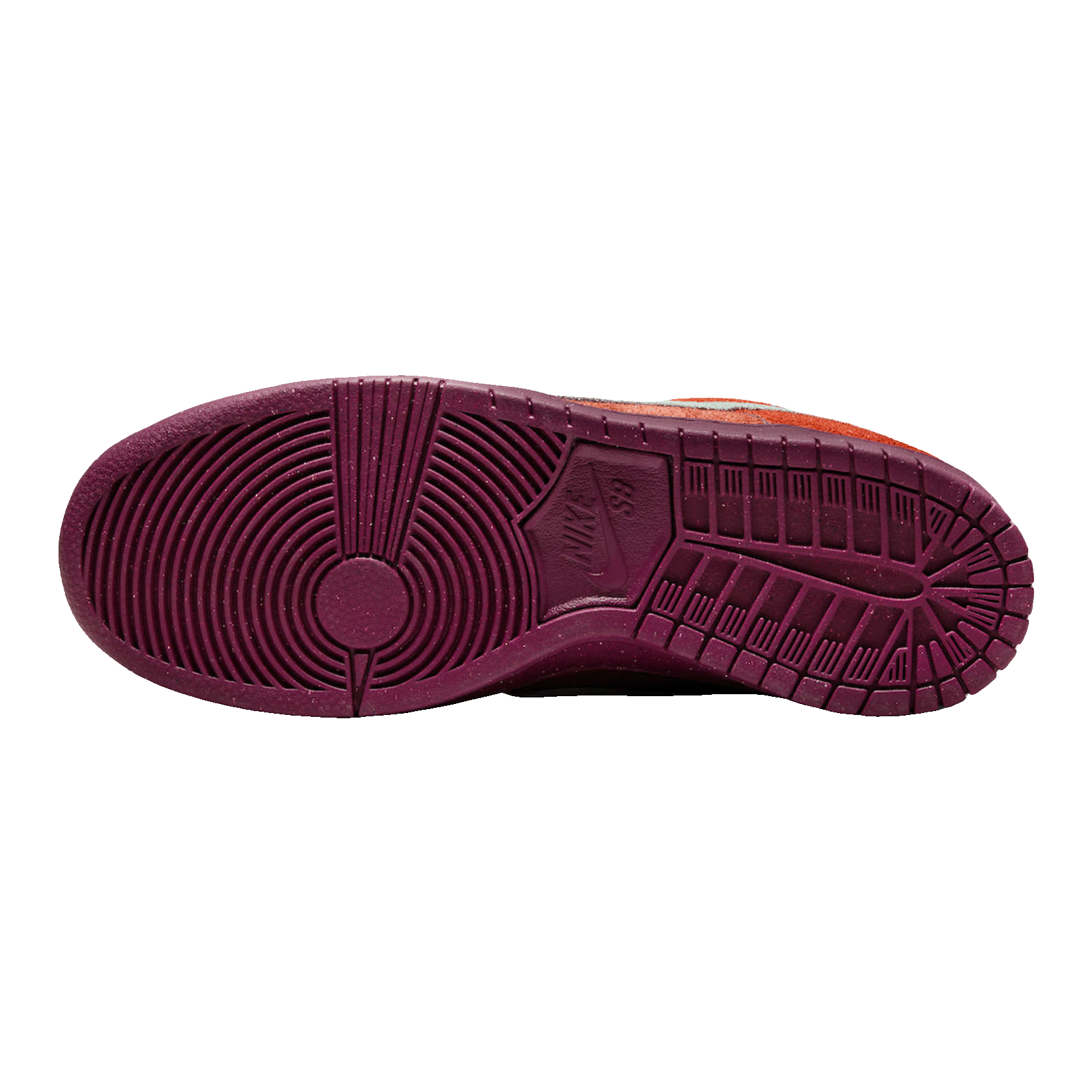 Nike SB Dunk Low Mystic Red Rosewood Sohle