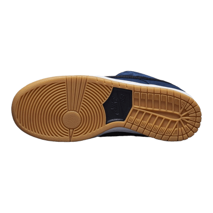 Nike SB Dunk Low Navy Black Gum Sohle