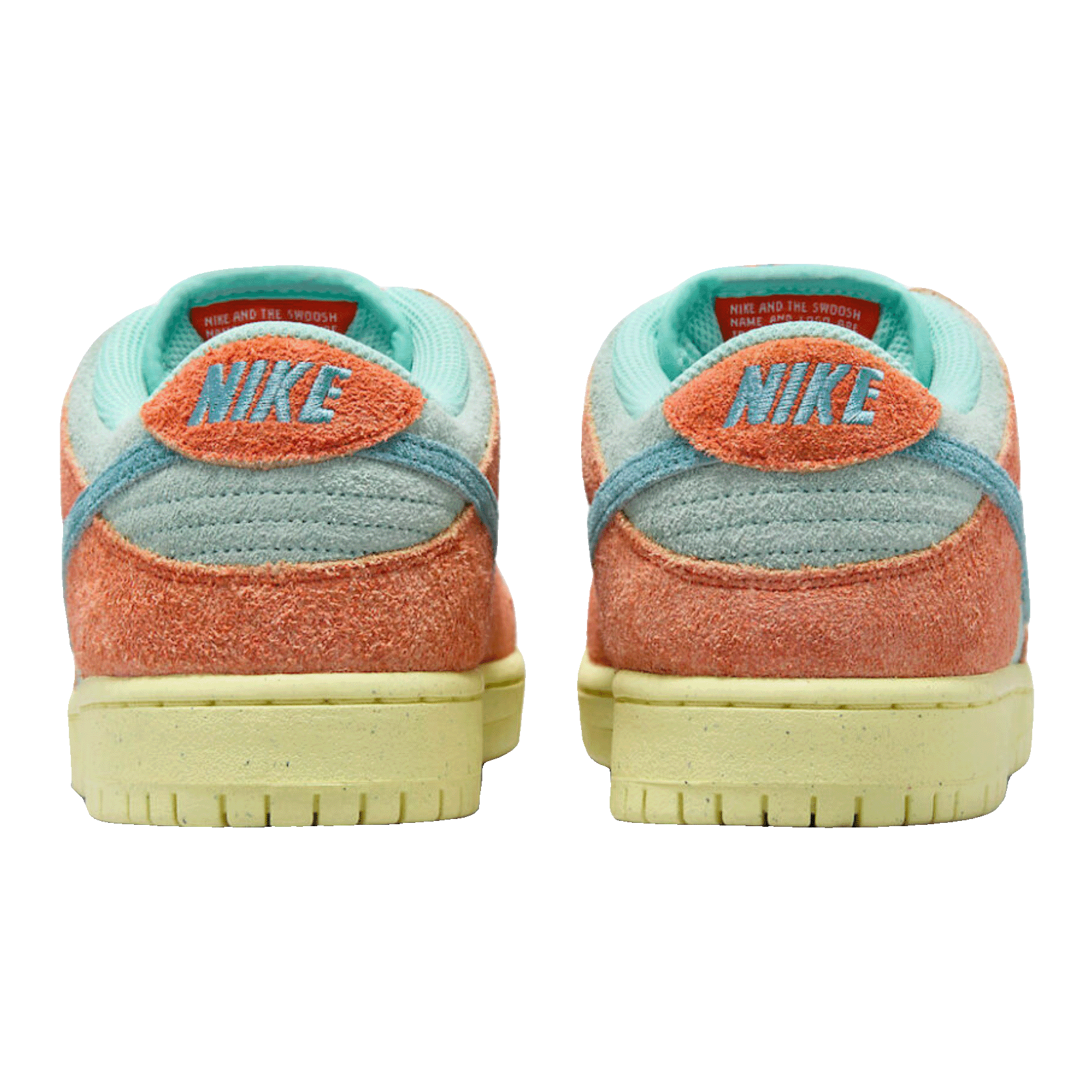 Nike SB Dunk Low Orange Emerald Rise Back
