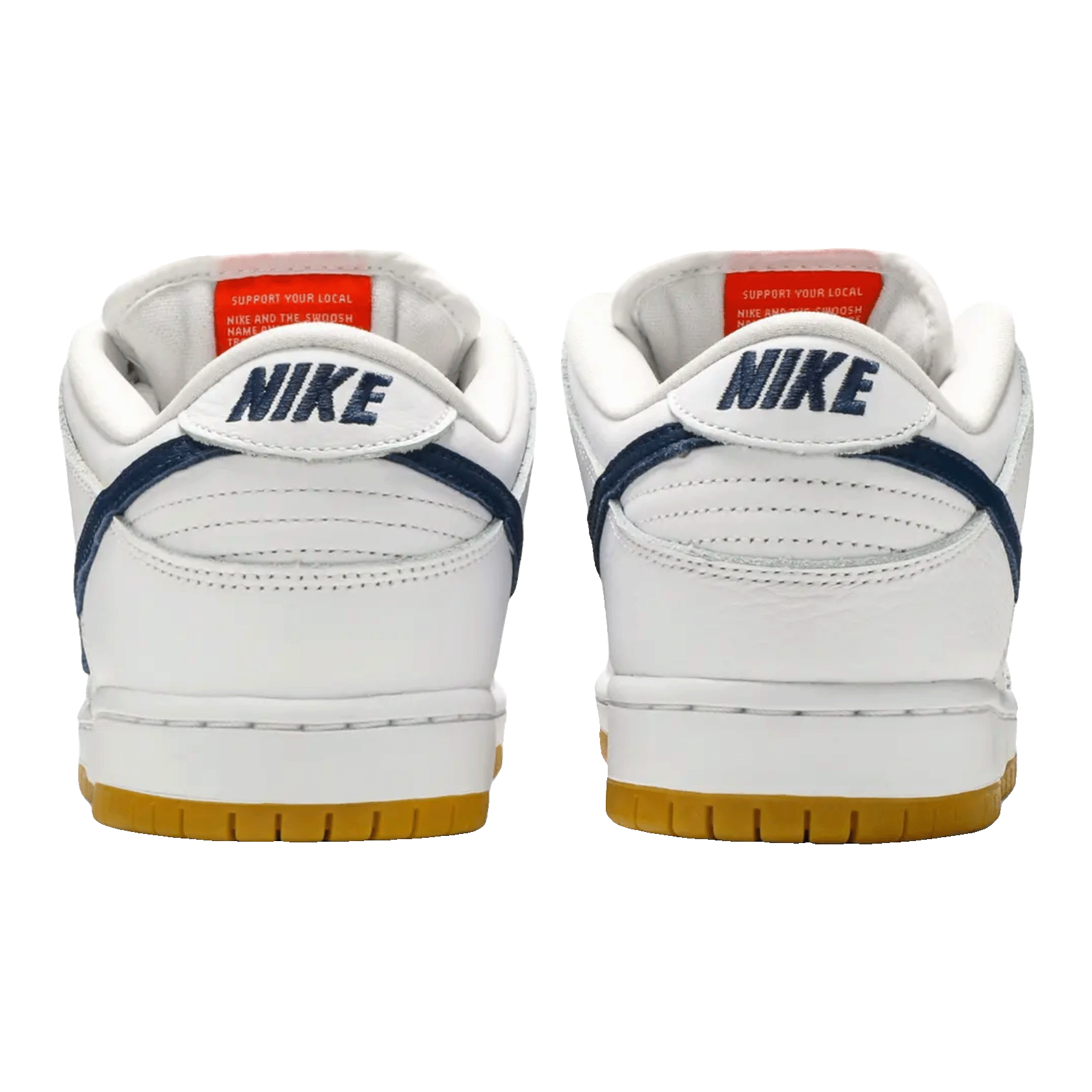 Nike SB Dunk Low Orange Label White Navy Back