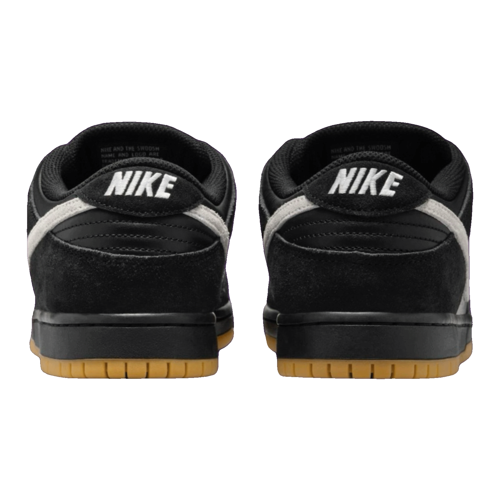Nike SB Dunk Low Pro Black White Gum Back