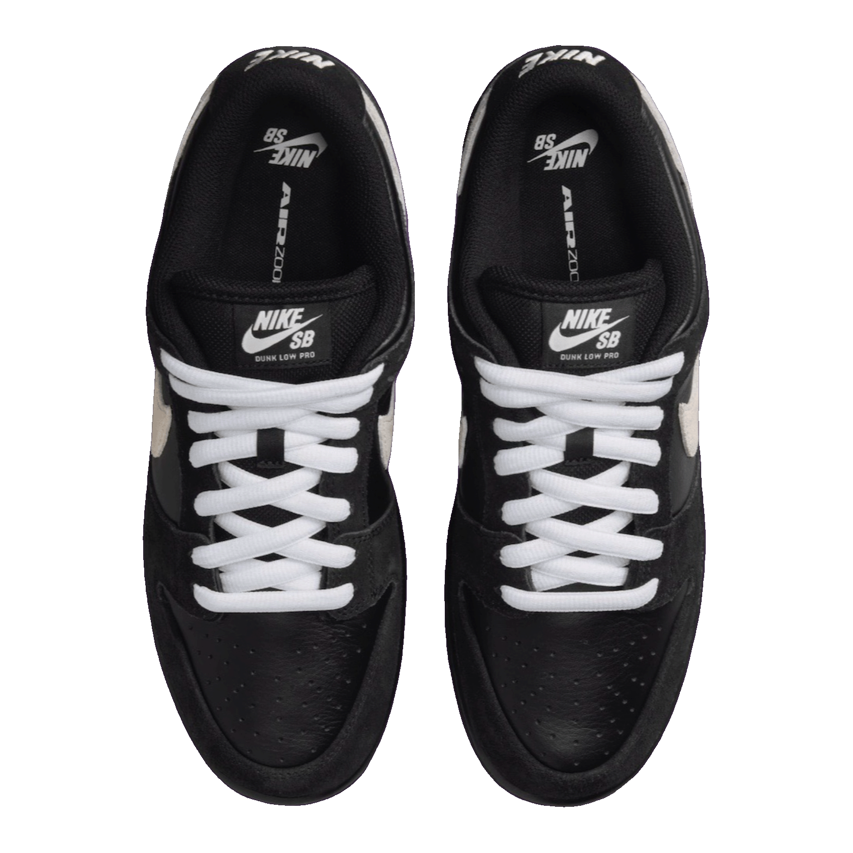 Nike SB Dunk Low Pro Black White Gum Oben