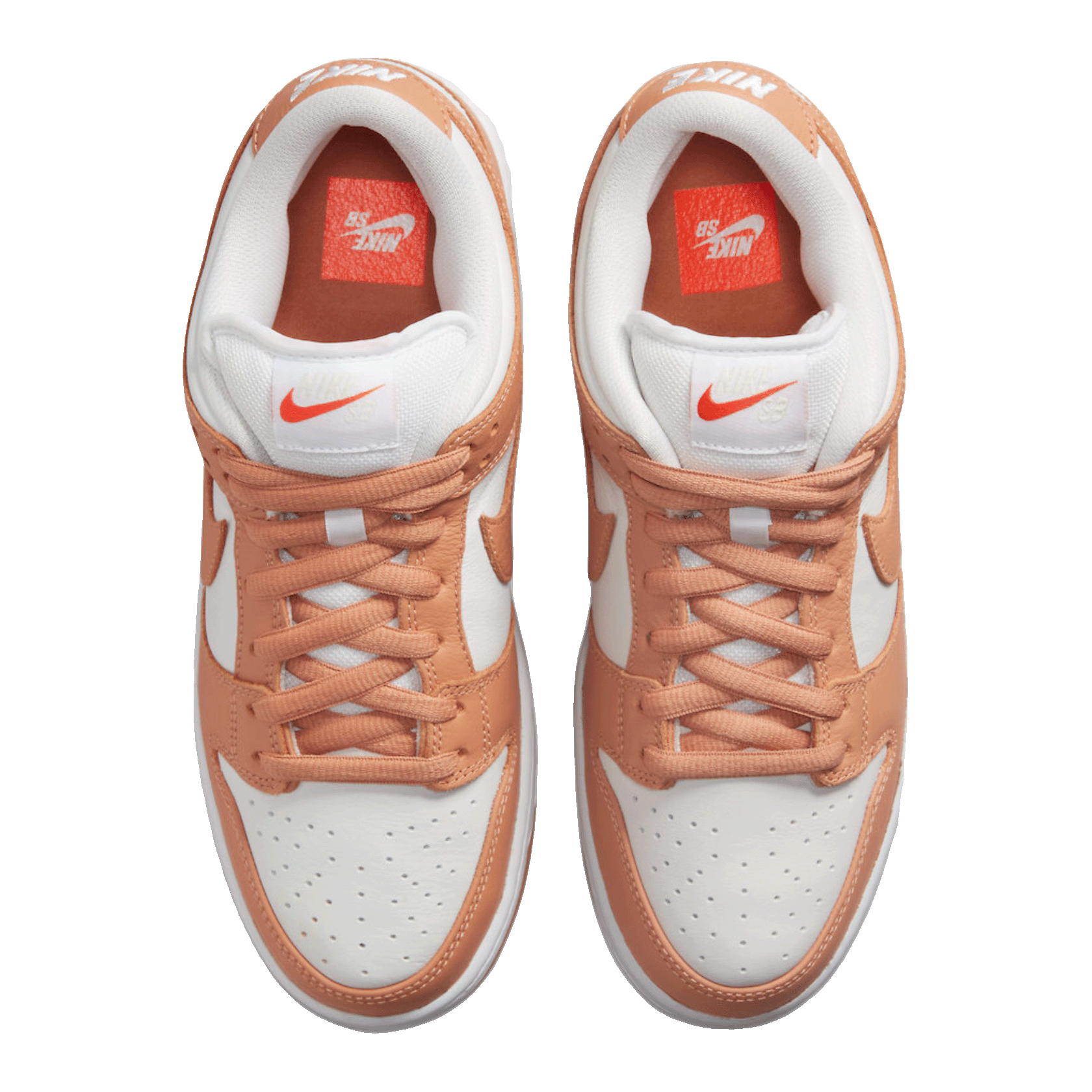 Nike SB Dunk Low Pro ISO Light Cognac Oben