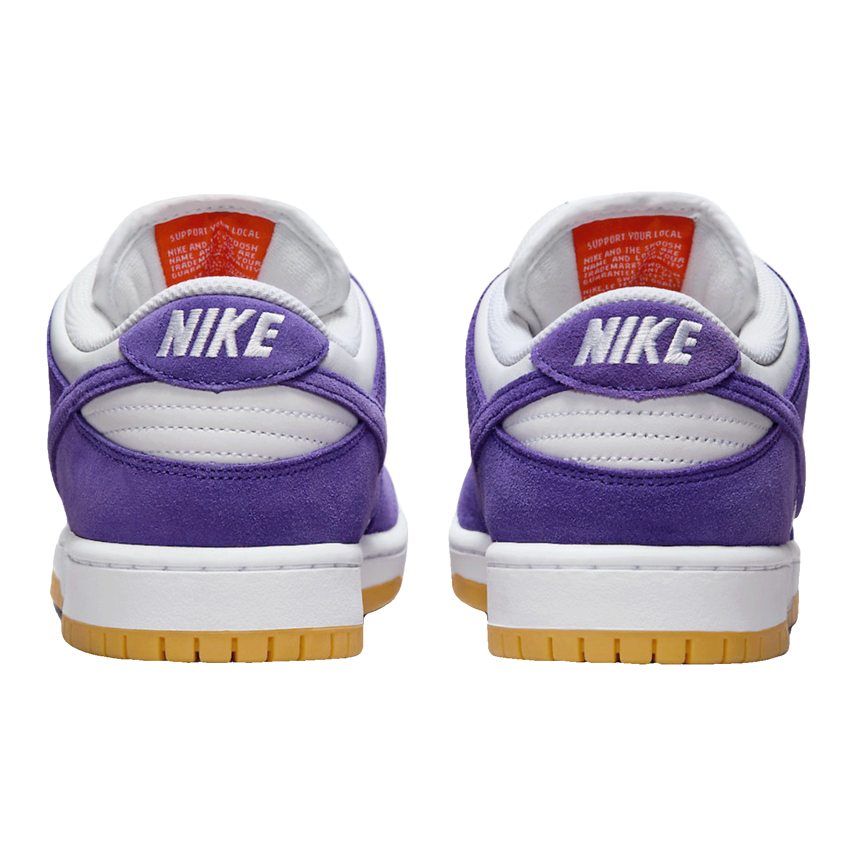 Nike SB Dunk Low Pro ISO Orange Label Court Purple Back