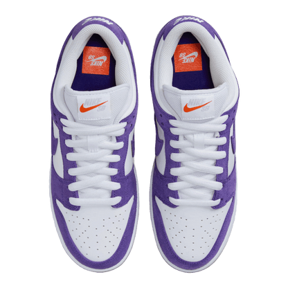 Nike SB Dunk Low Pro ISO Orange Label Court Purple Oben