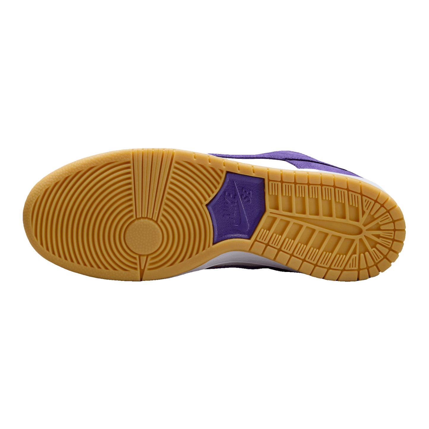 Nike SB Dunk Low Pro ISO Orange Label Court Purple Sohle