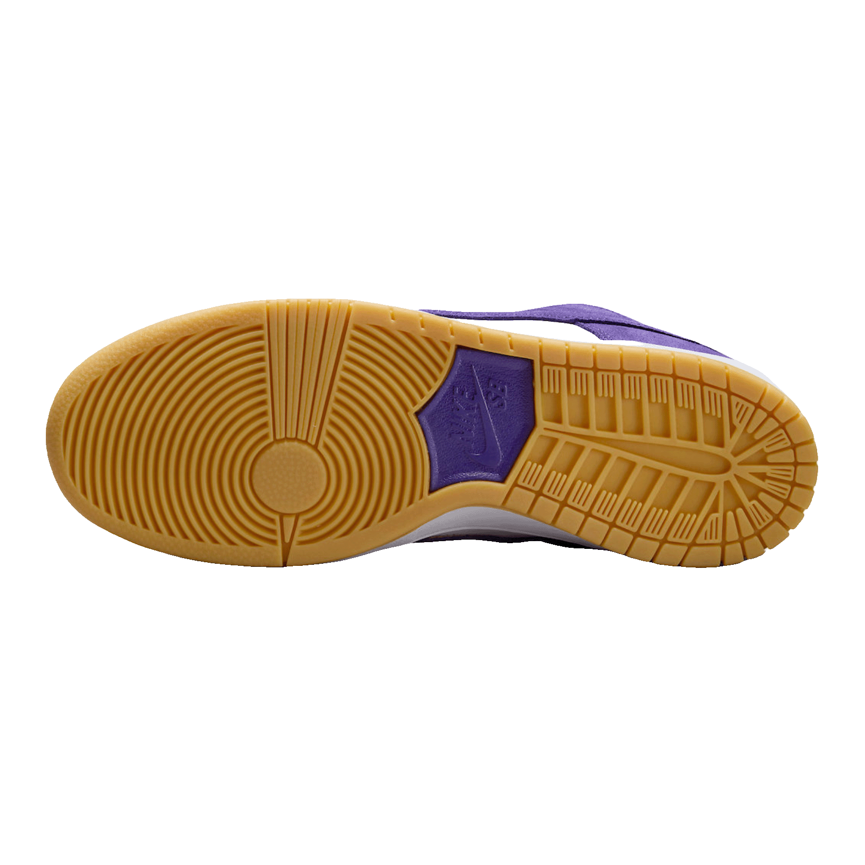 Nike SB Dunk Low Pro ISO Orange Label Court Purple Sohle