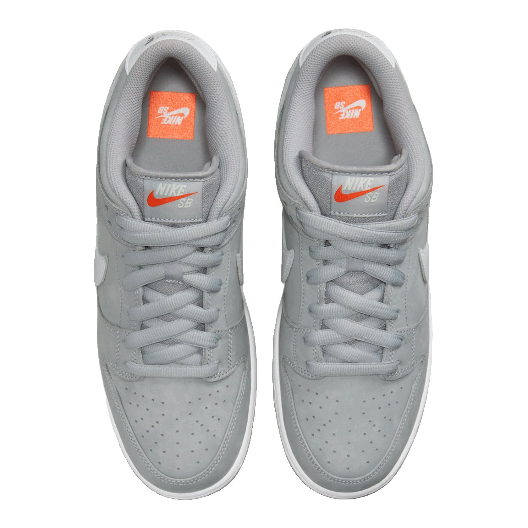 Nike SB Dunk Low Pro ISO Orange Label Wolf Grey Gum Oben