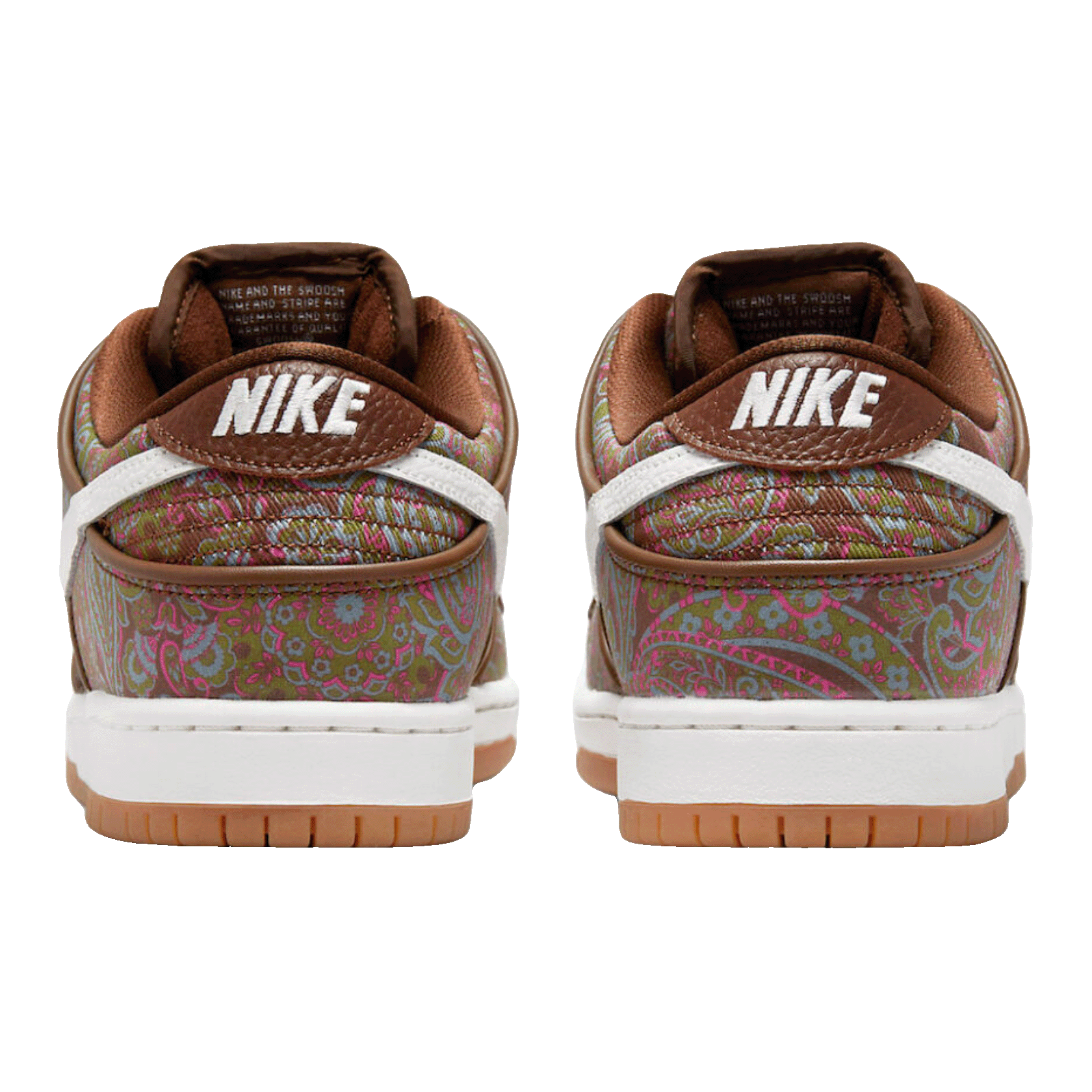 Nike SB Dunk Low Pro Paisley Brown Back