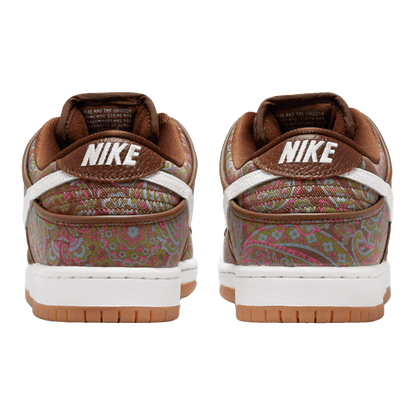Nike SB Dunk Low Pro Paisley Brown Back