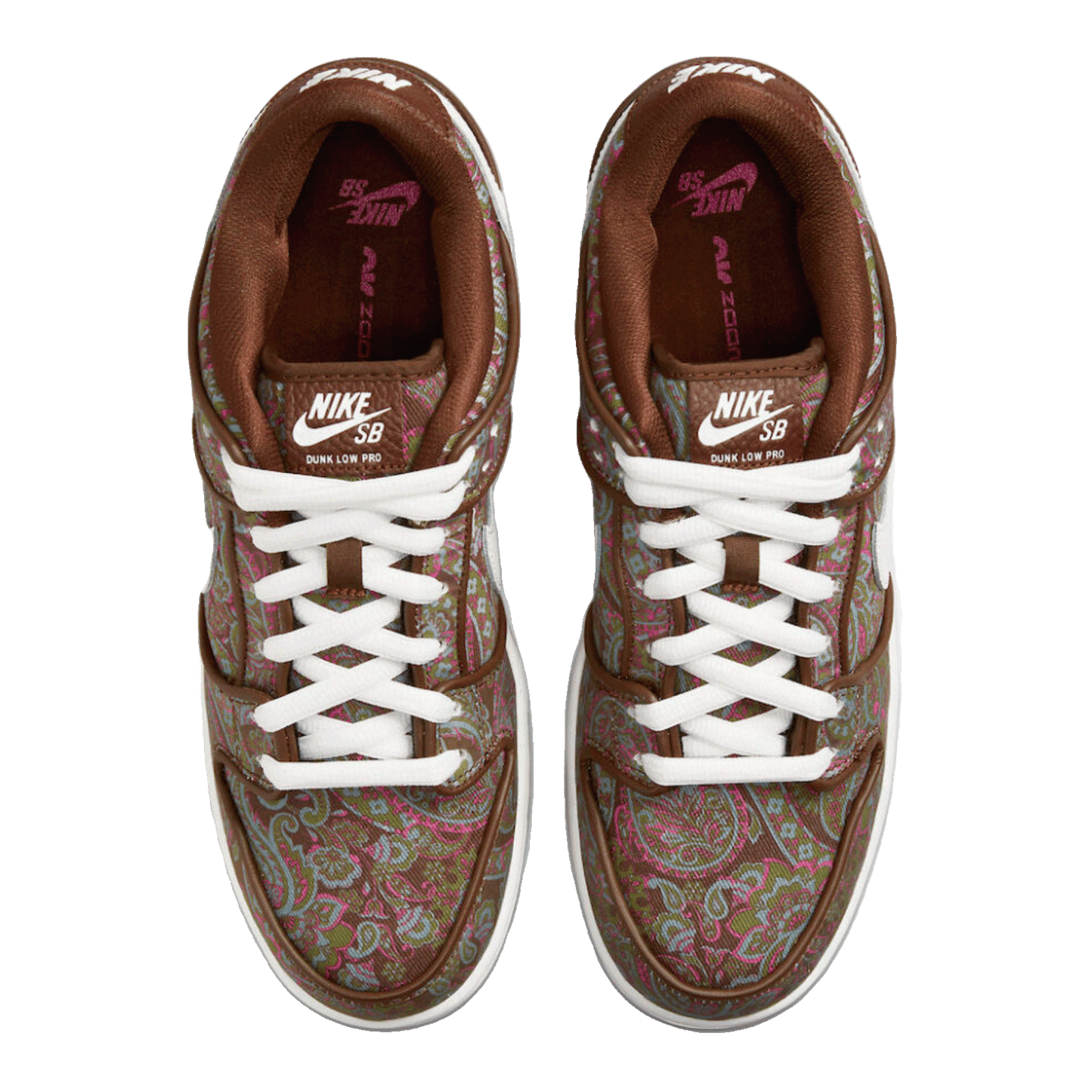 Nike SB Dunk Low Pro Paisley Brown Oben