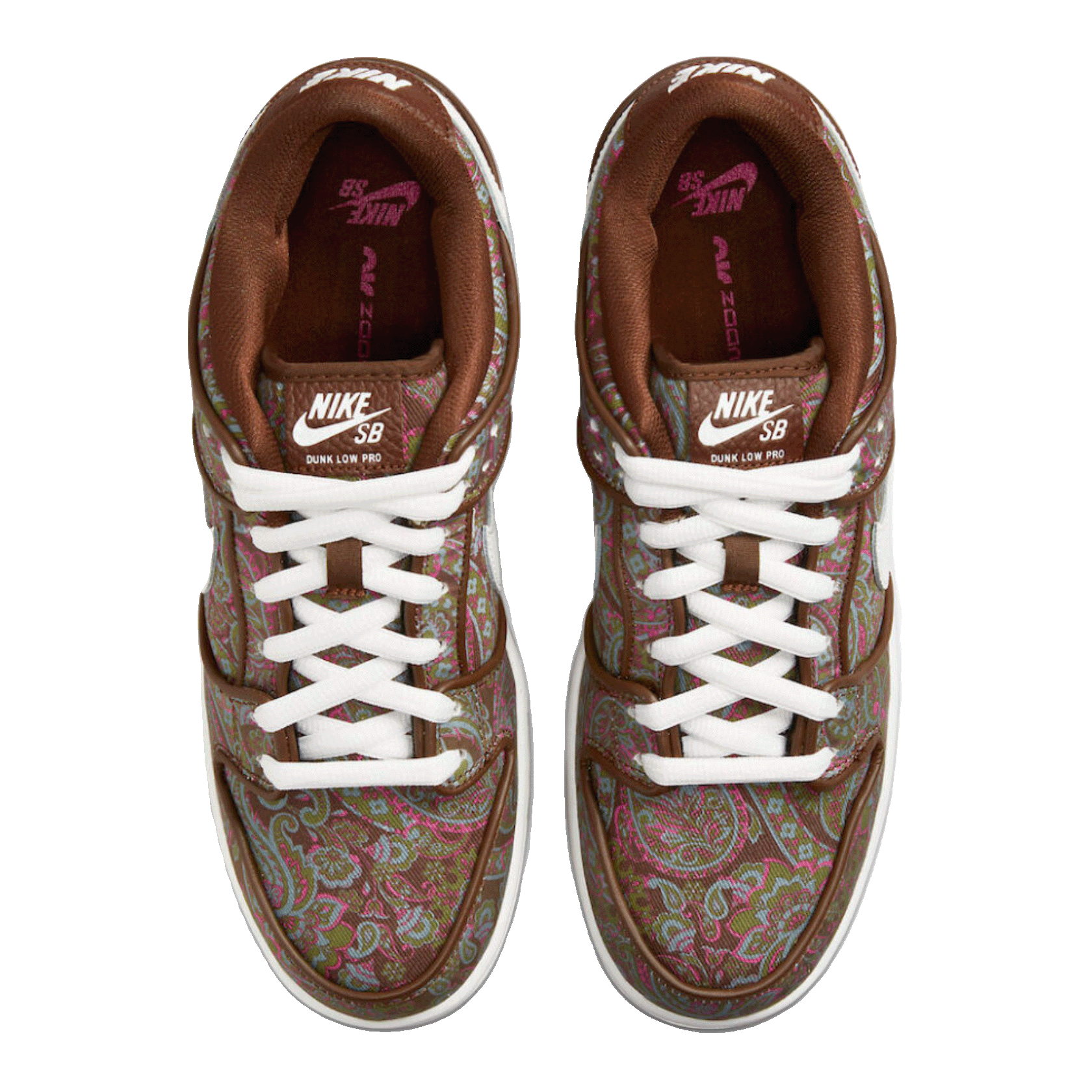 Nike SB Dunk Low Pro Paisley Brown Oben