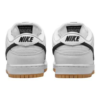 Nike SB Dunk Low Pro White Gum Back