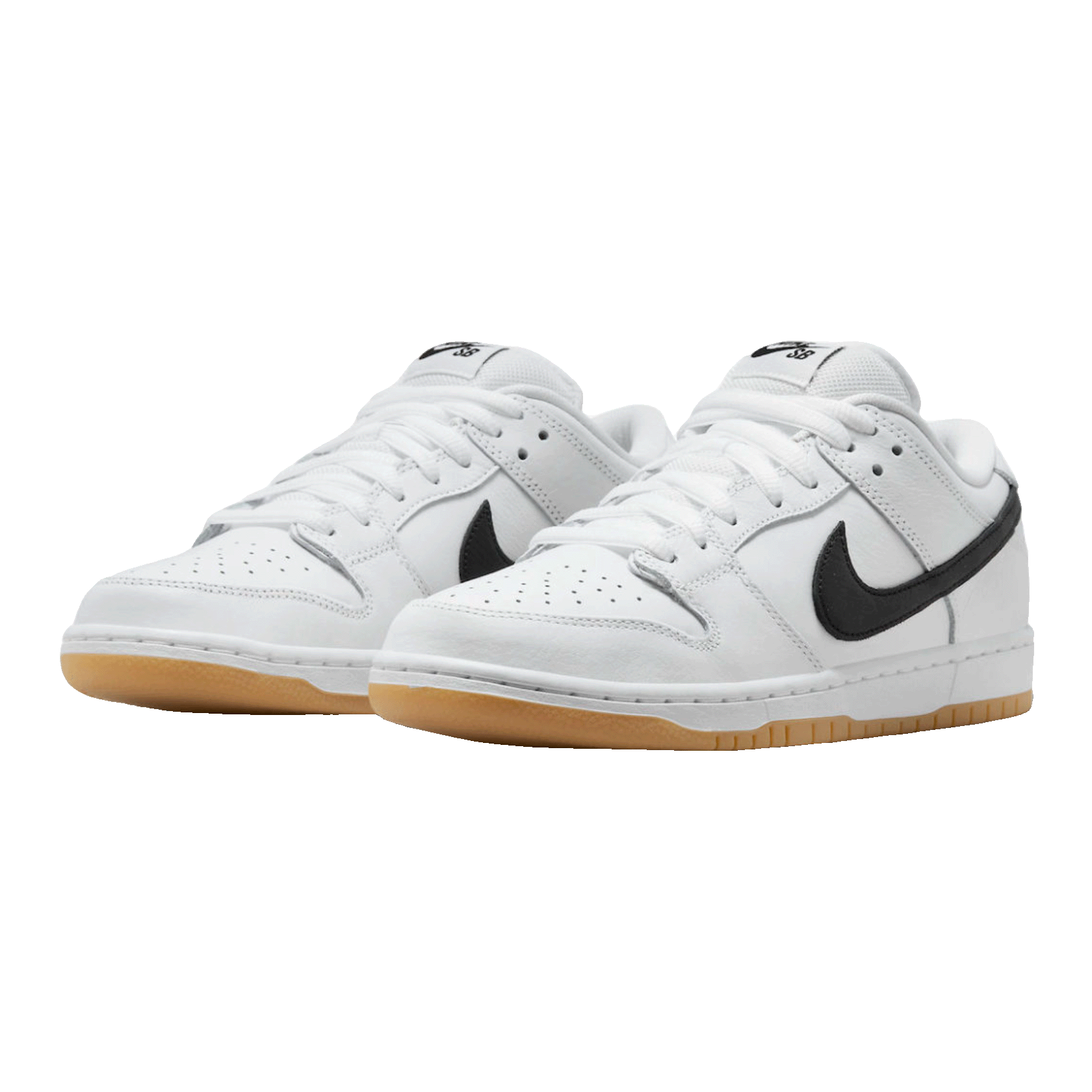 Nike SB Dunk Low Pro White Gum Side