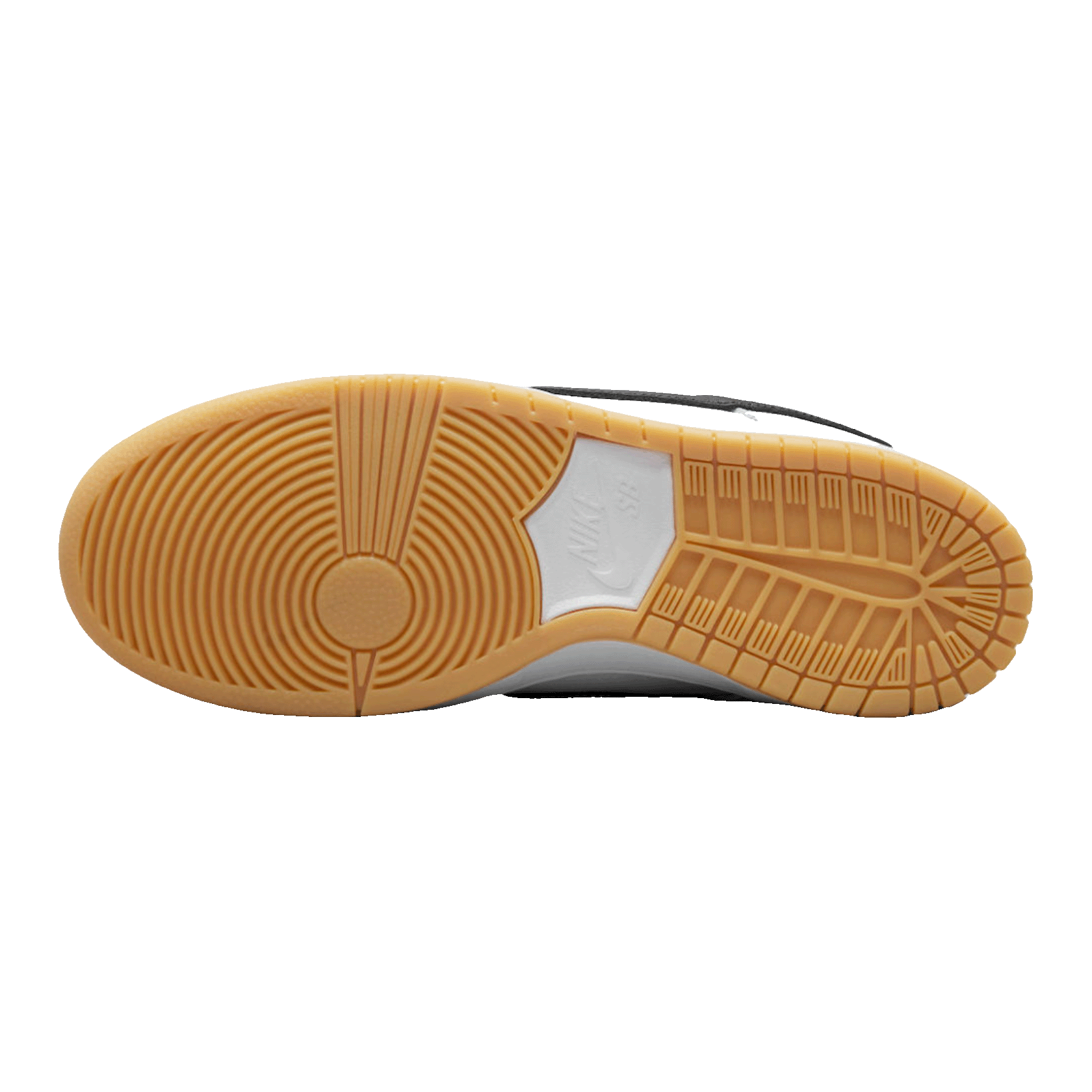 Nike SB Dunk Low Pro White Gum Sohle