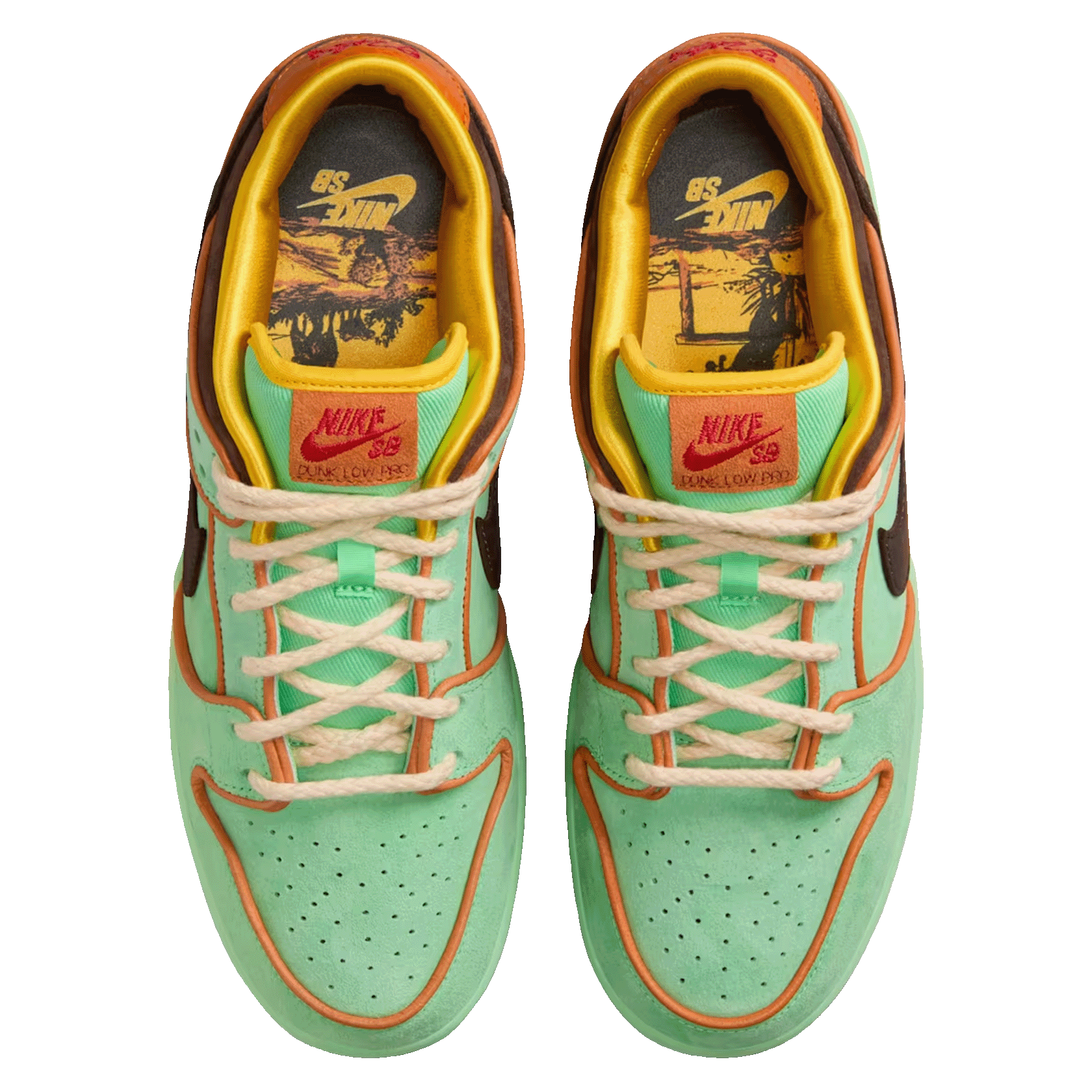 Nike SB Dunk Low Rodeo Tourmaline Oben