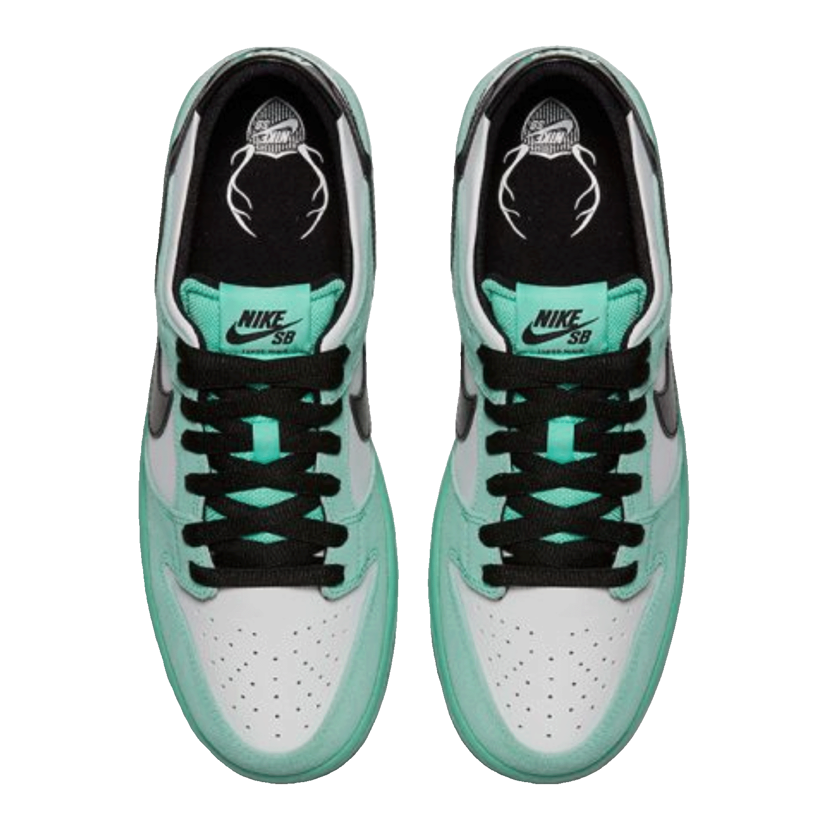 Nike SB Dunk Low Sea Crystal Oben