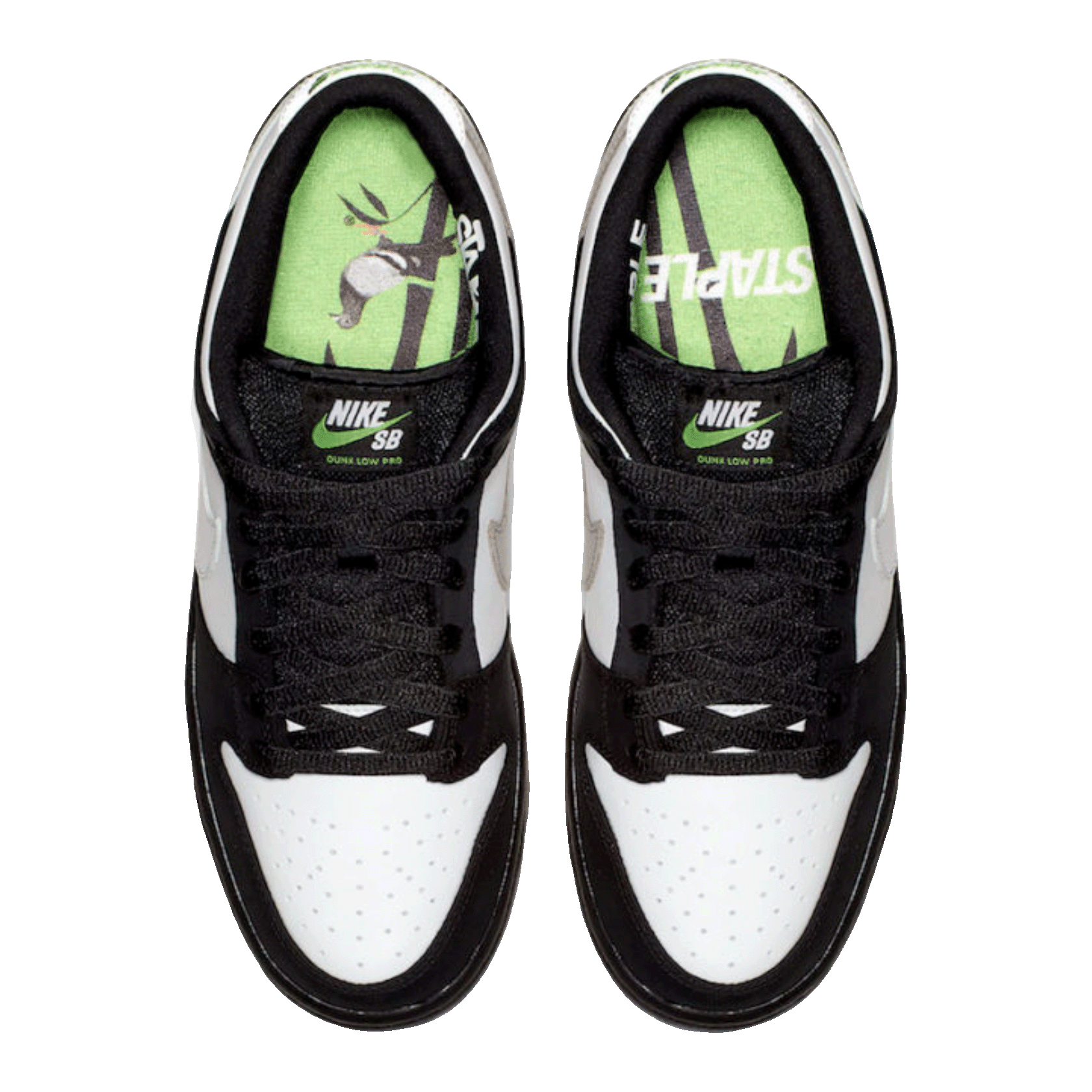 Nike SB Dunk Low Staple Panda Pigeon Oben