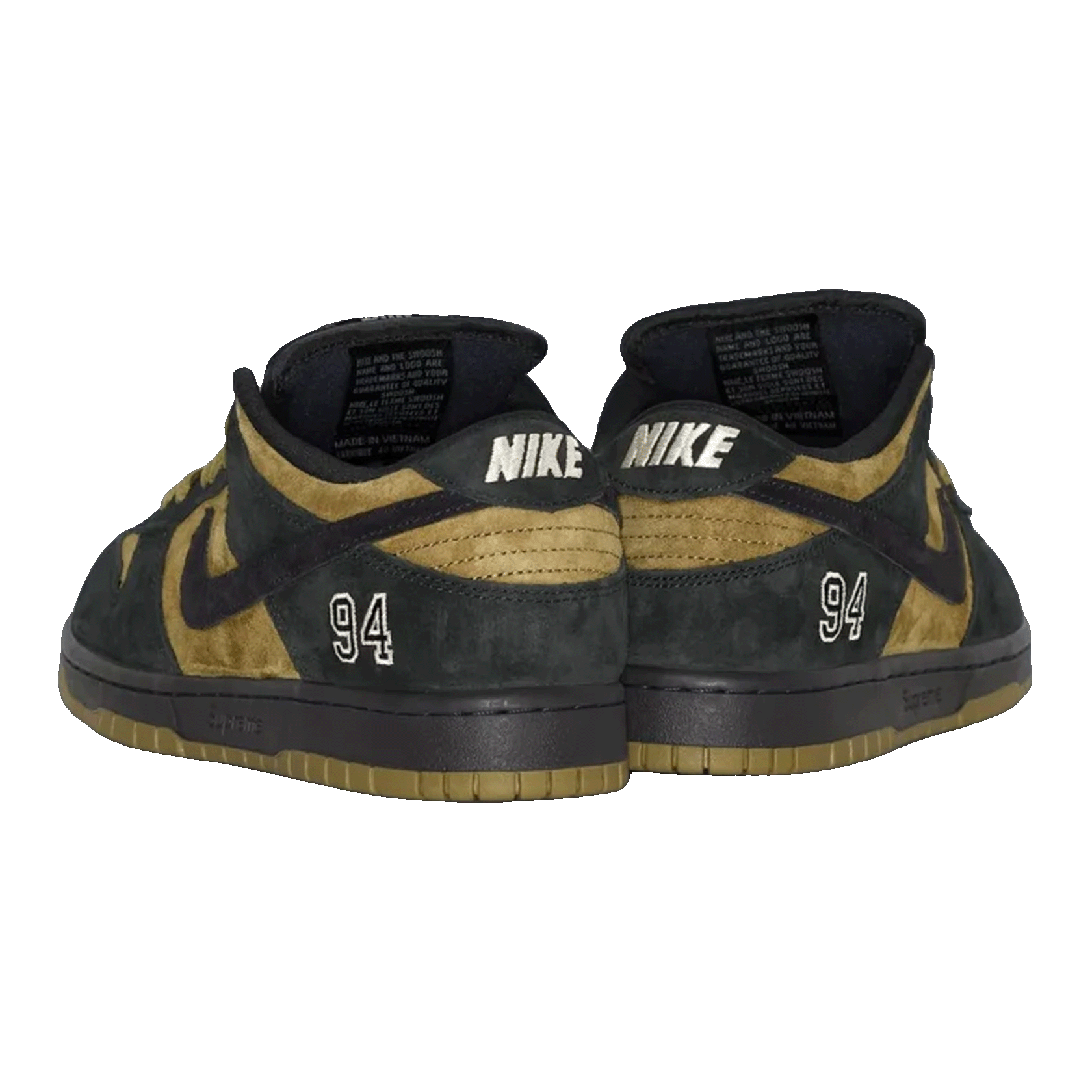 Nike SB Dunk Low Supreme 94 Hulk Back