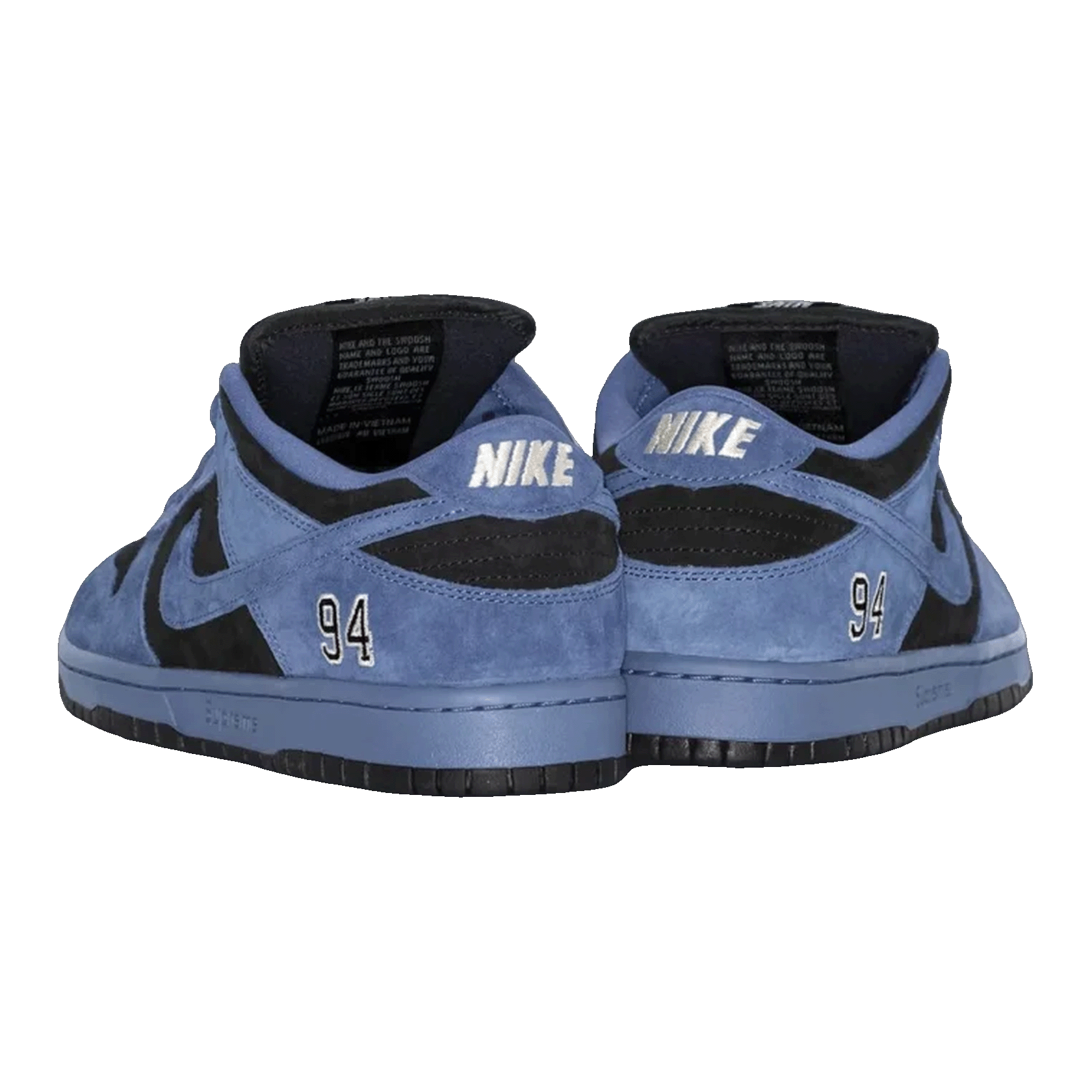 Nike SB Dunk Low Supreme 94 Ocean Fog Back