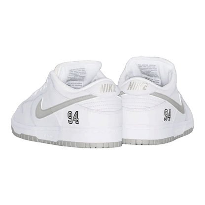 Nike SB Dunk Low Supreme 94 White Metallic Silver Back